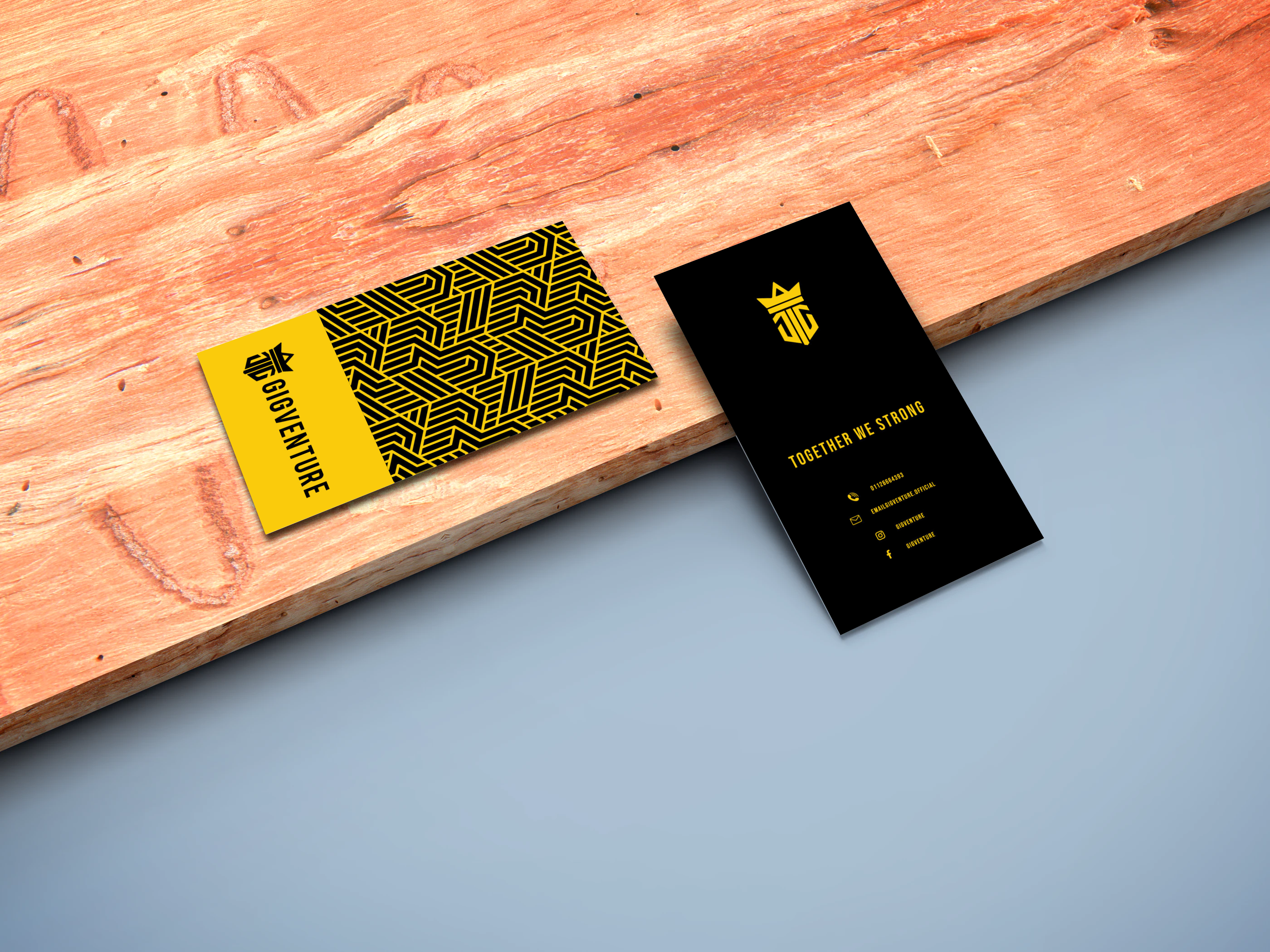 Gigventure Business card in Business Card Design Inspiration by Afandiamirun