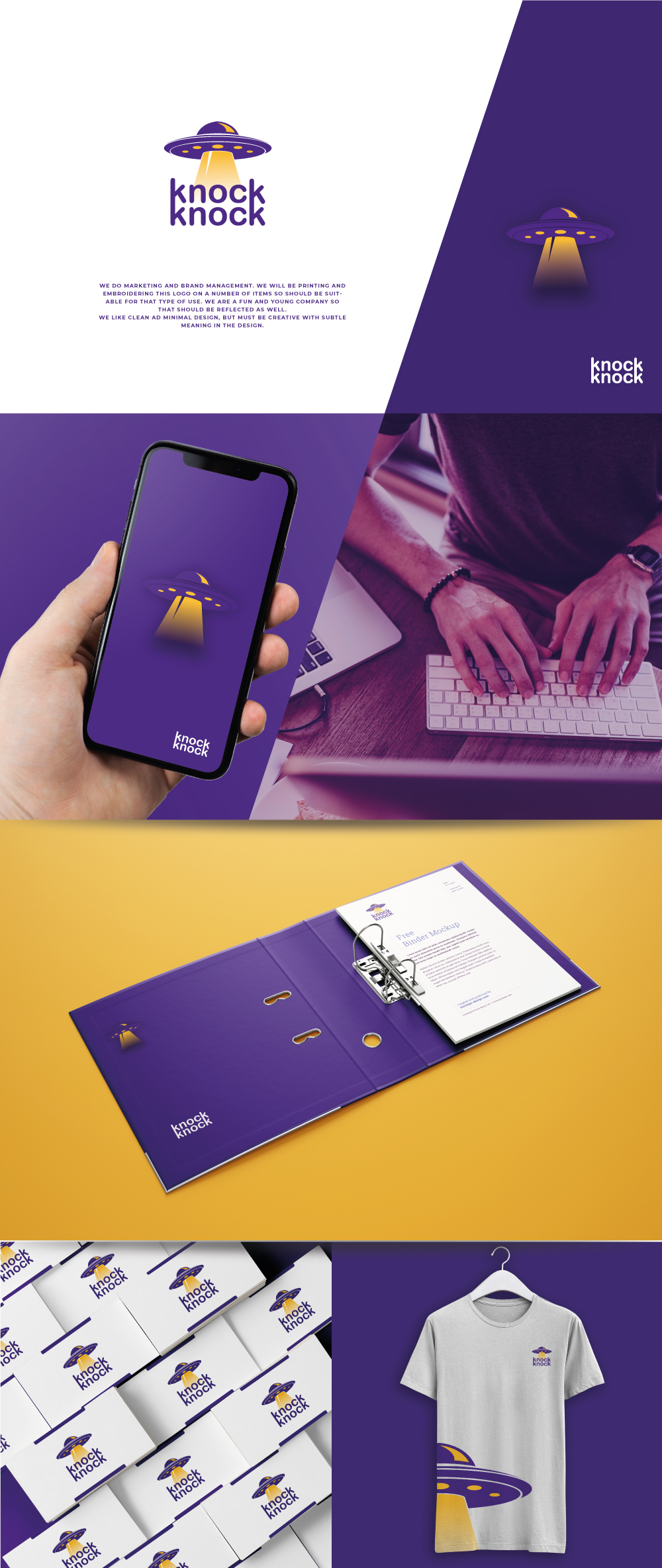 knock knock logo by Callidus® knock knock logo in Logo & Brand Identity Inspiration by Callidus®