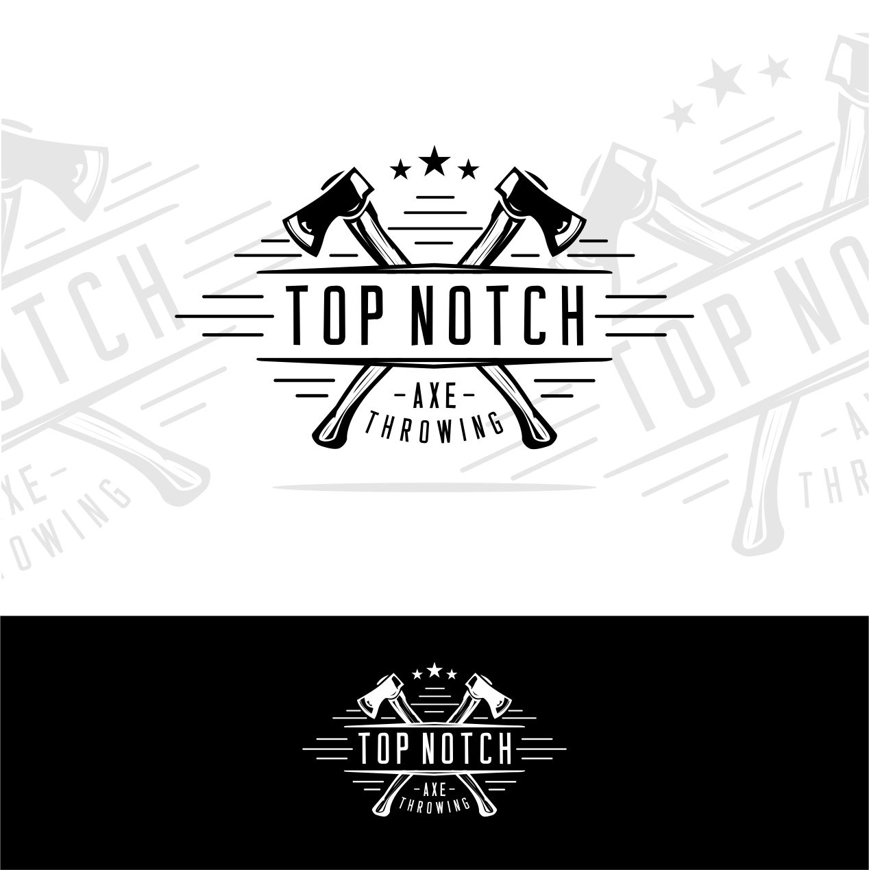 Top Notch Axe Throwing Logo Design By Refly Kholiq 51681 Designhill