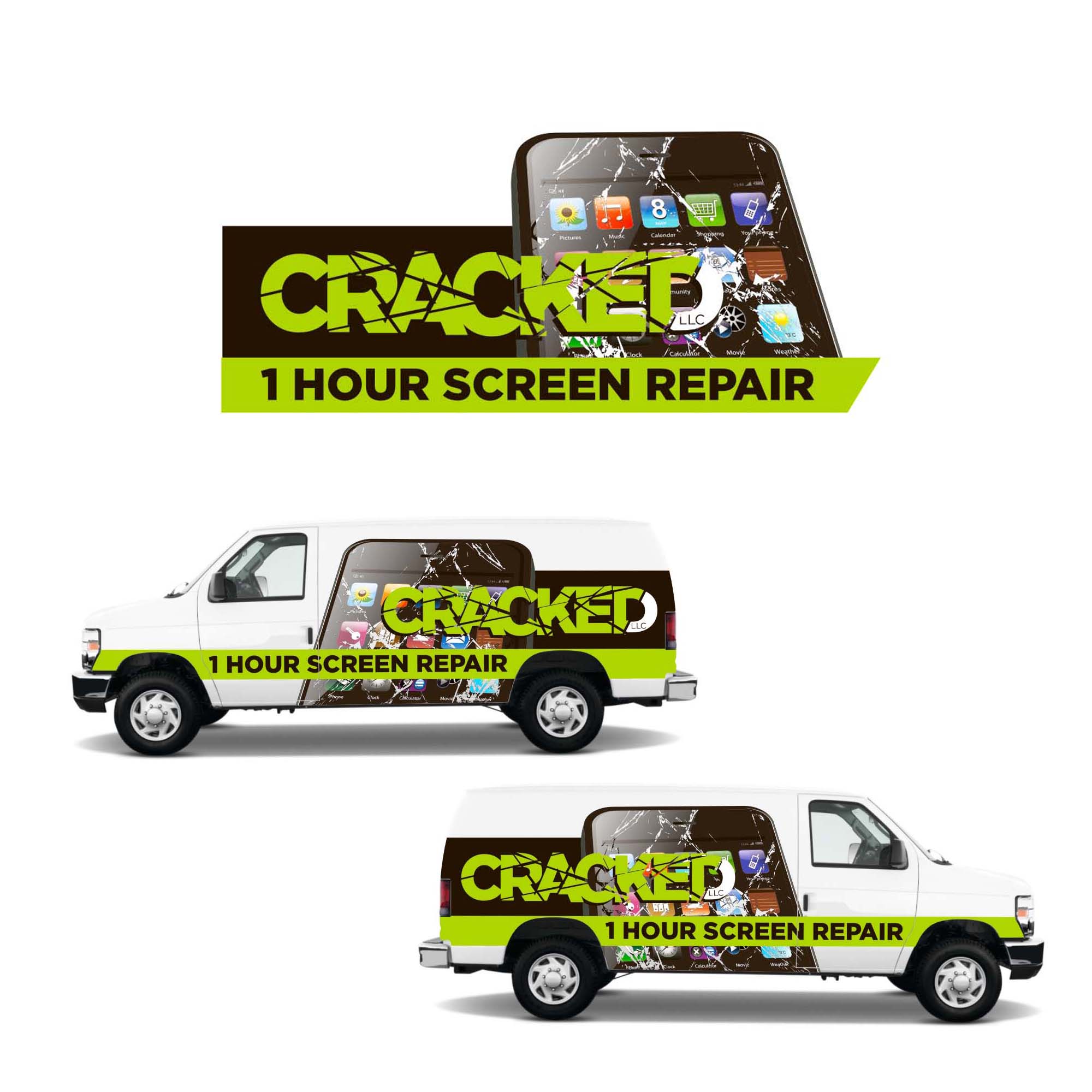 Cracked by Bognar Design Cracked in Vehicle wrap design Inspiration by Bognar Design