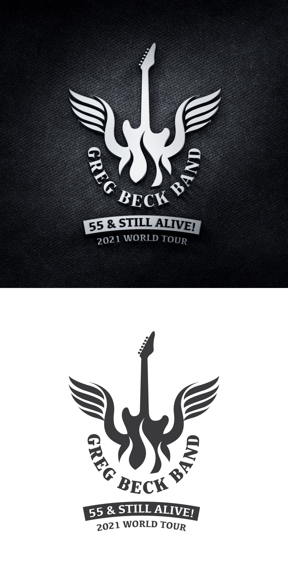 Greg Beck Band by Azam Khan Greg Beck Band in Logo Design Inspiration by Azam Khan