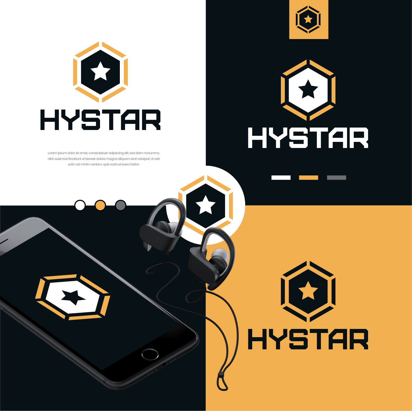Hystar by Azam Khan Hystar in Logo Design Inspiration by Azam Khan