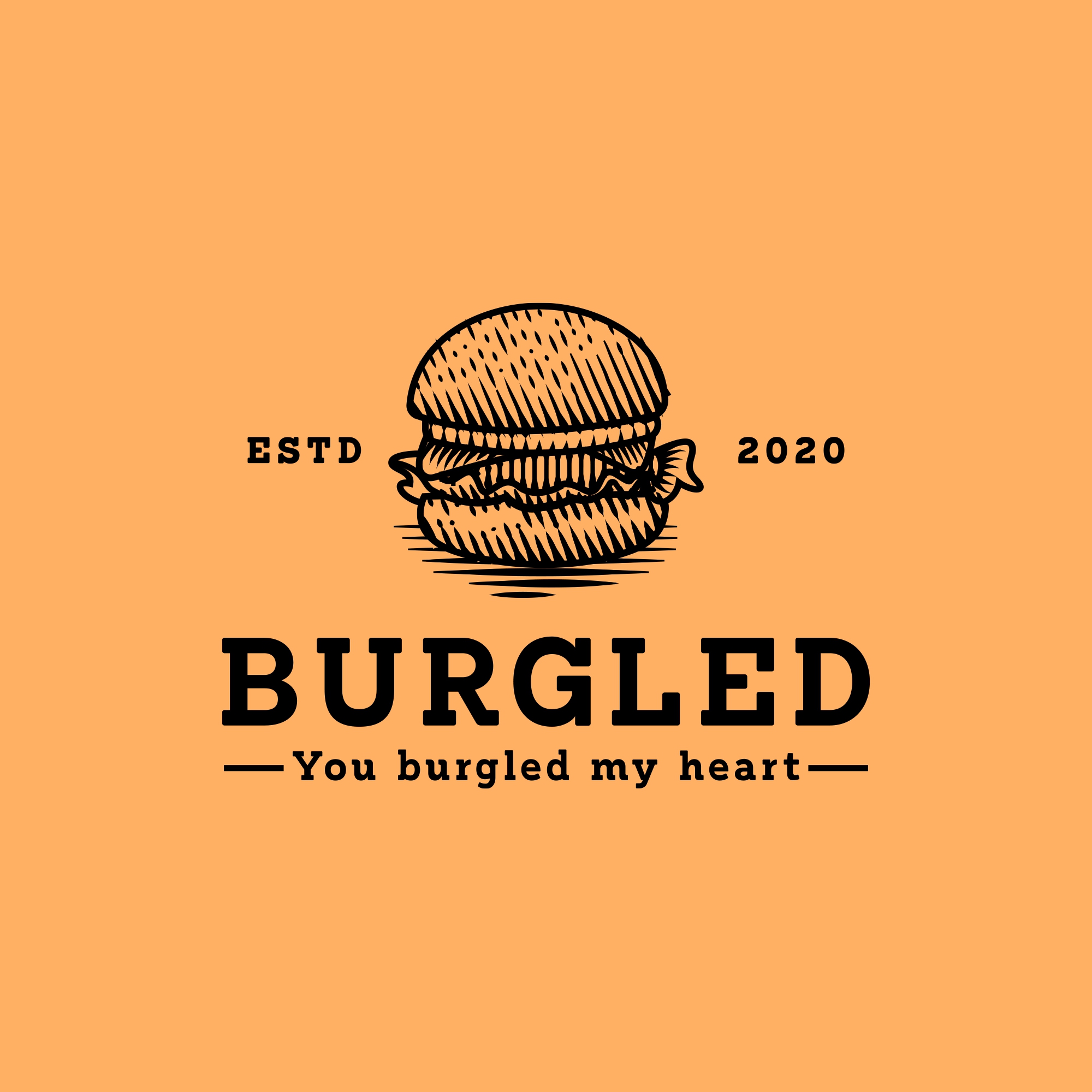 Burgled by Azam Khan Burgled in Logo Design Inspiration by Azam Khan