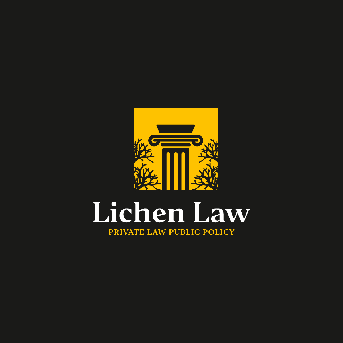 Lichen Law Logo by Daredevilcps9 Lichen Law Logo in Logo Design Inspiration by Daredevilcps9