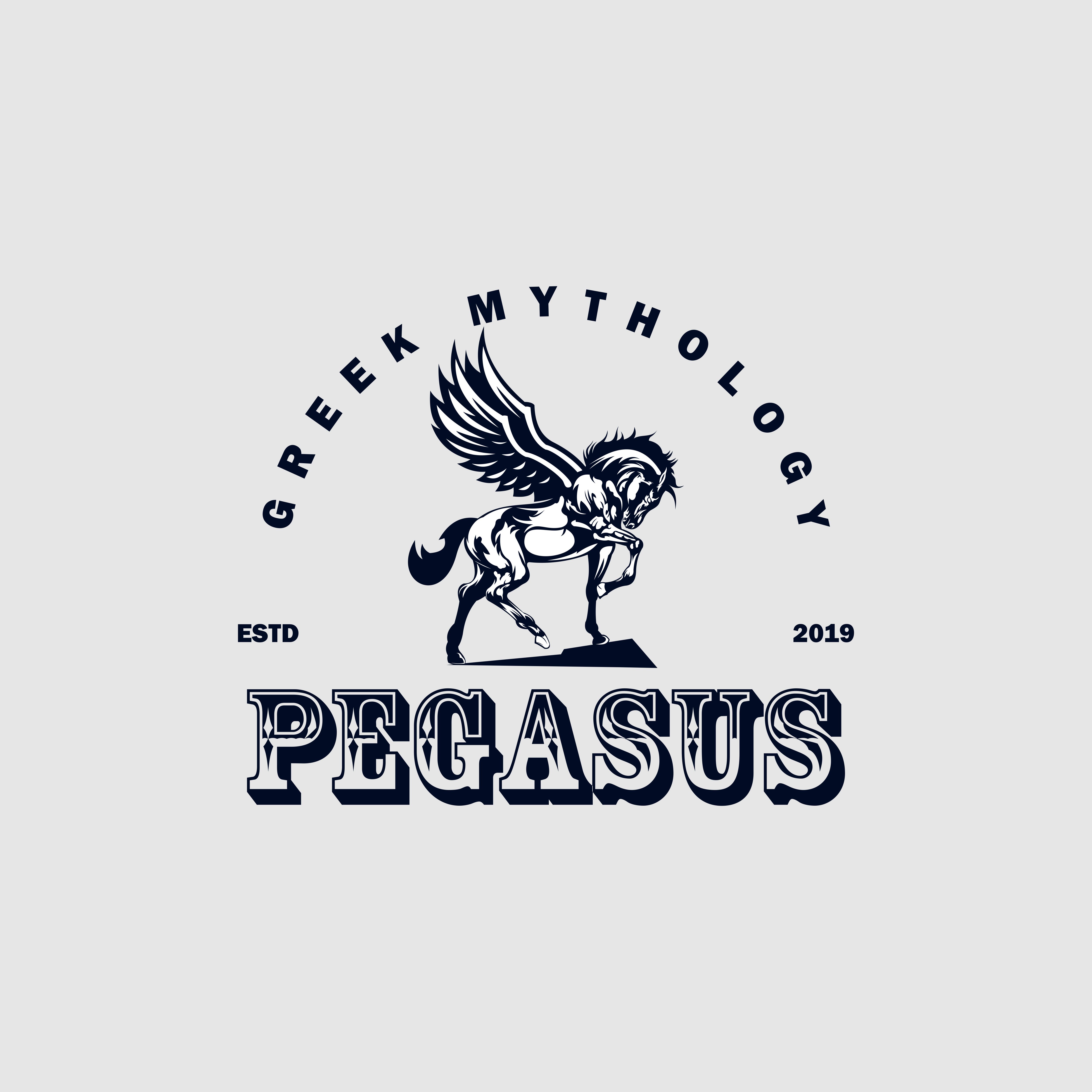 pegasus in Logo Design Inspiration by Godegz