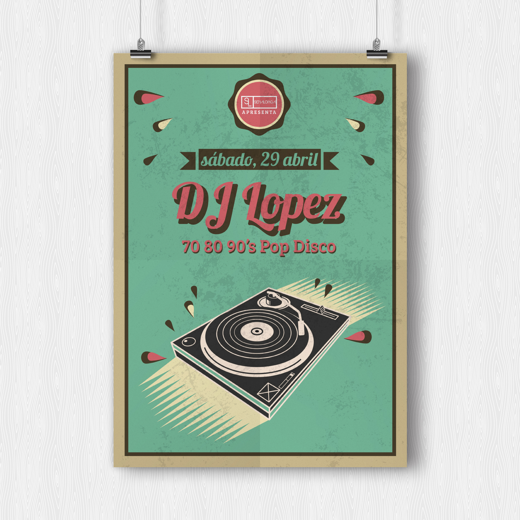 Retro Poster by Morella Retro Poster in Poster Design Inspiration by Morella