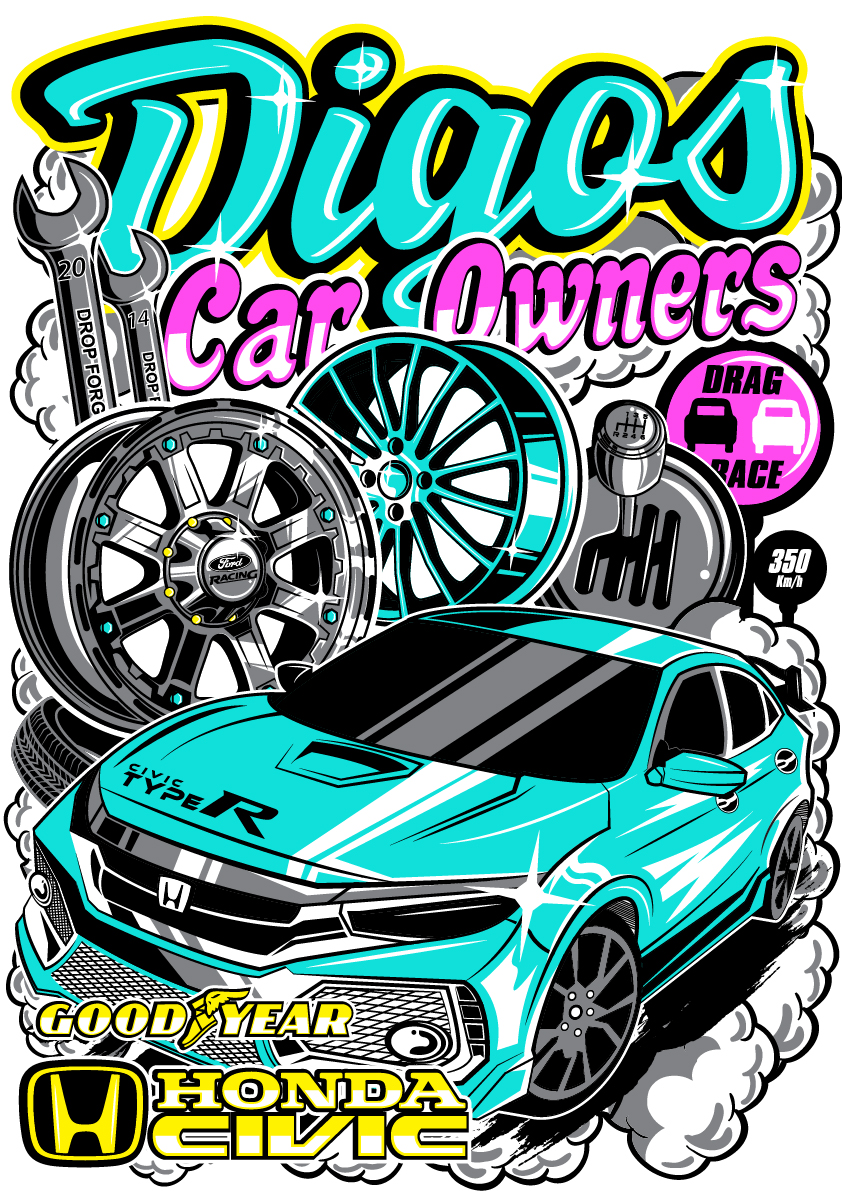 Digos Car Owners by Hilbert Plando Digos Car Owners in T-Shirt Design Inspiration by Hilbert Plando