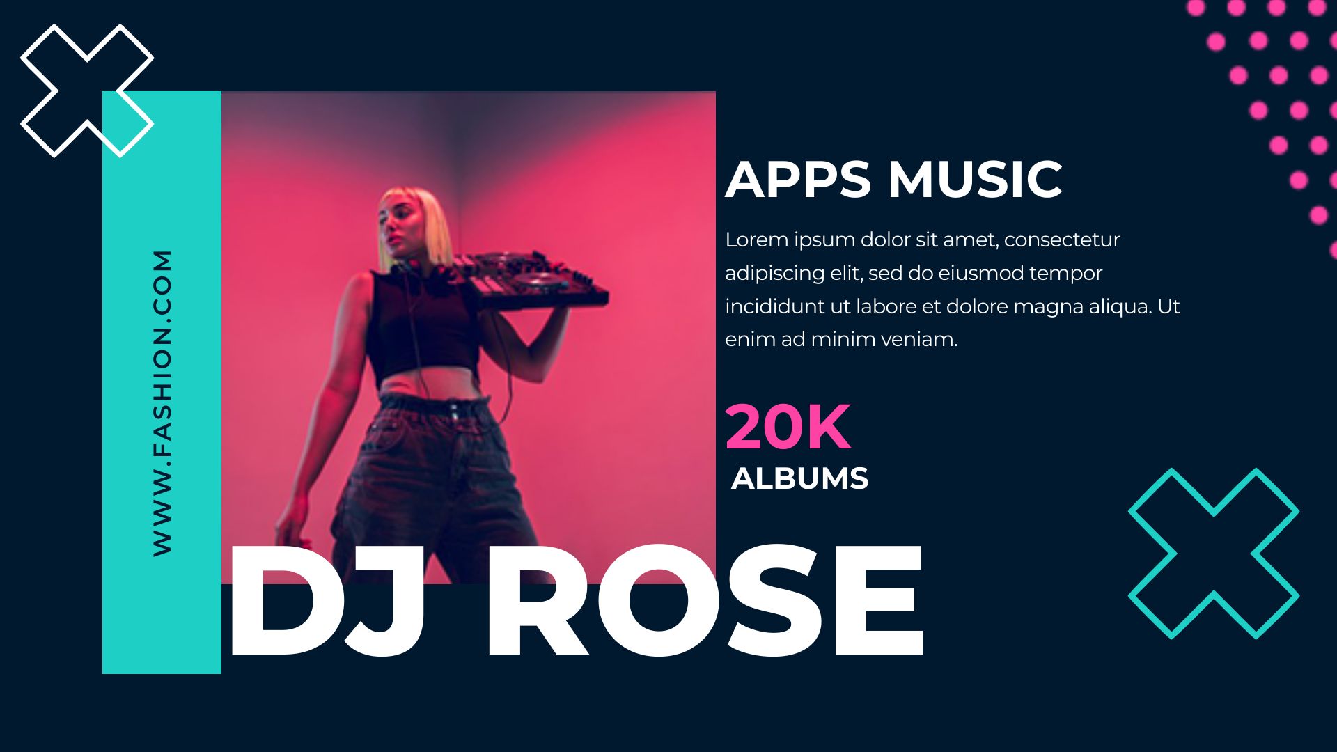 DJ ROSE in Facebook Event Cover Inspiration by Parveen Khatoon