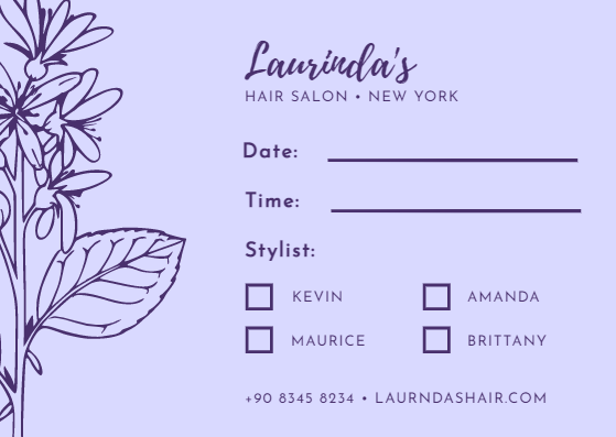 Spa Appointment Card Design by Parveen Khatoon Spa Appointment Card Design in Card Inspiration by Parveen Khatoon