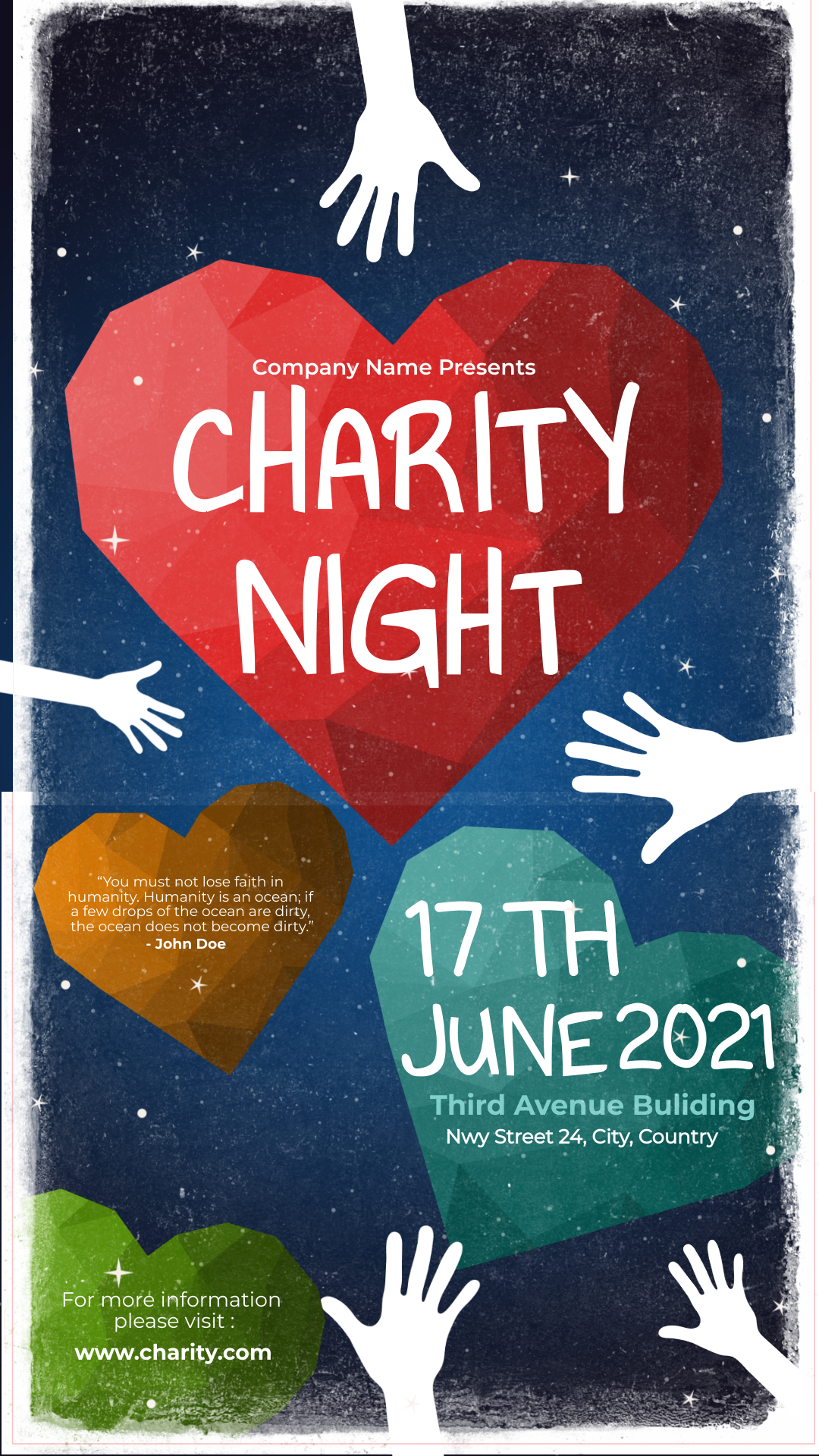 Charity Night by Parveen Khatoon Charity Night in Whatsapp Story Inspiration by Parveen Khatoon
