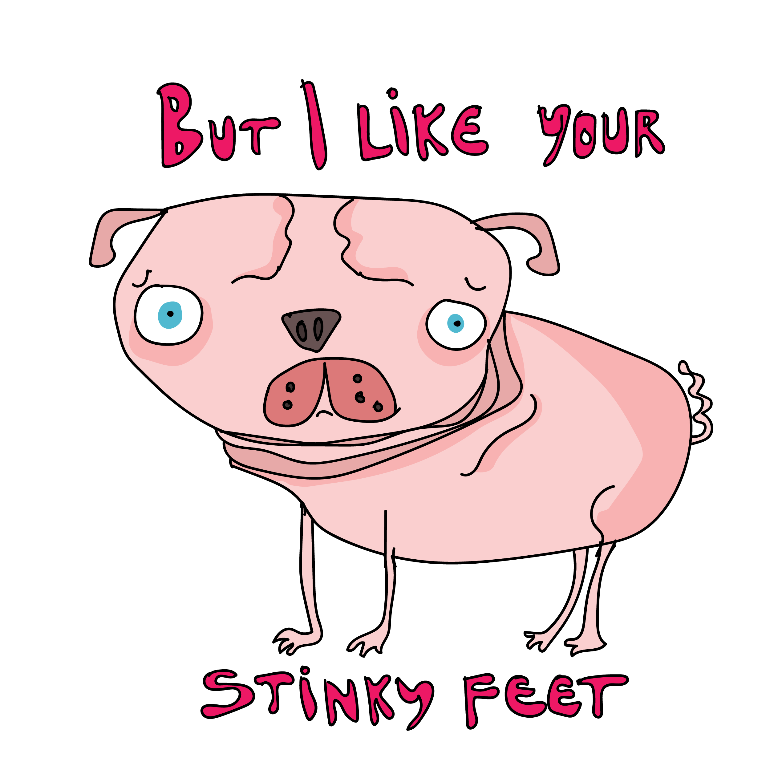 Stinky feet in Cartoon & Caricature Inspiration by Kristina Karapeoska