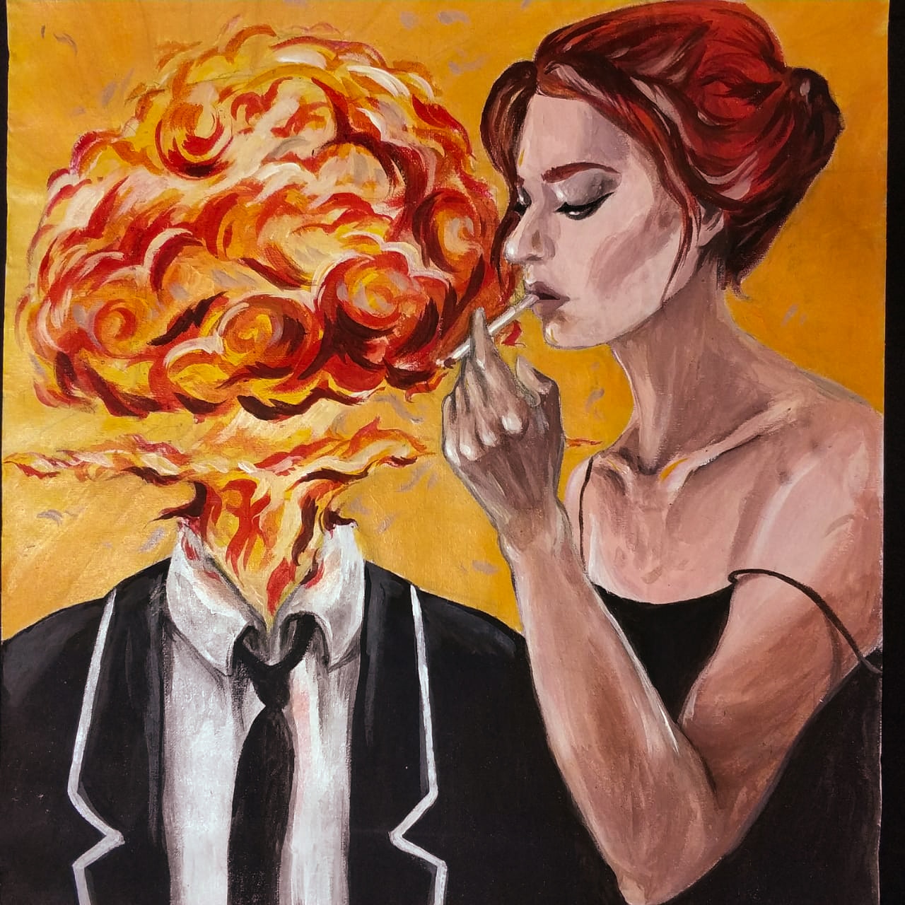 Explosion in Drawing Inspiration by Victoria Podoprigora