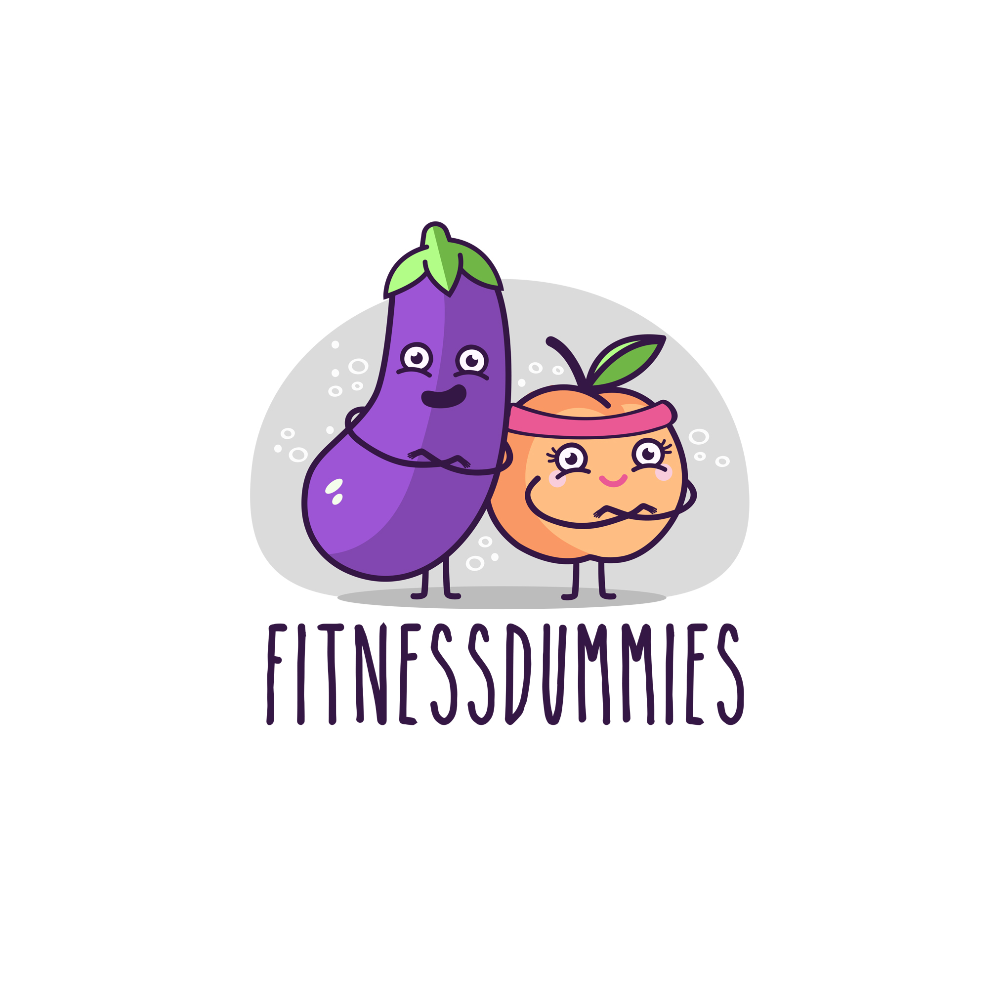 Fitnessdummies by delpixie Fitnessdummies in Logo Design Inspiration by delpixie