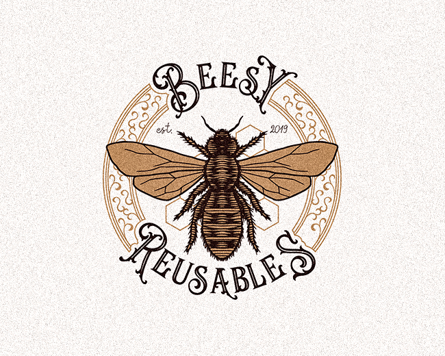 Beesy Reusables in Logo & Brand Identity Inspiration by Musart