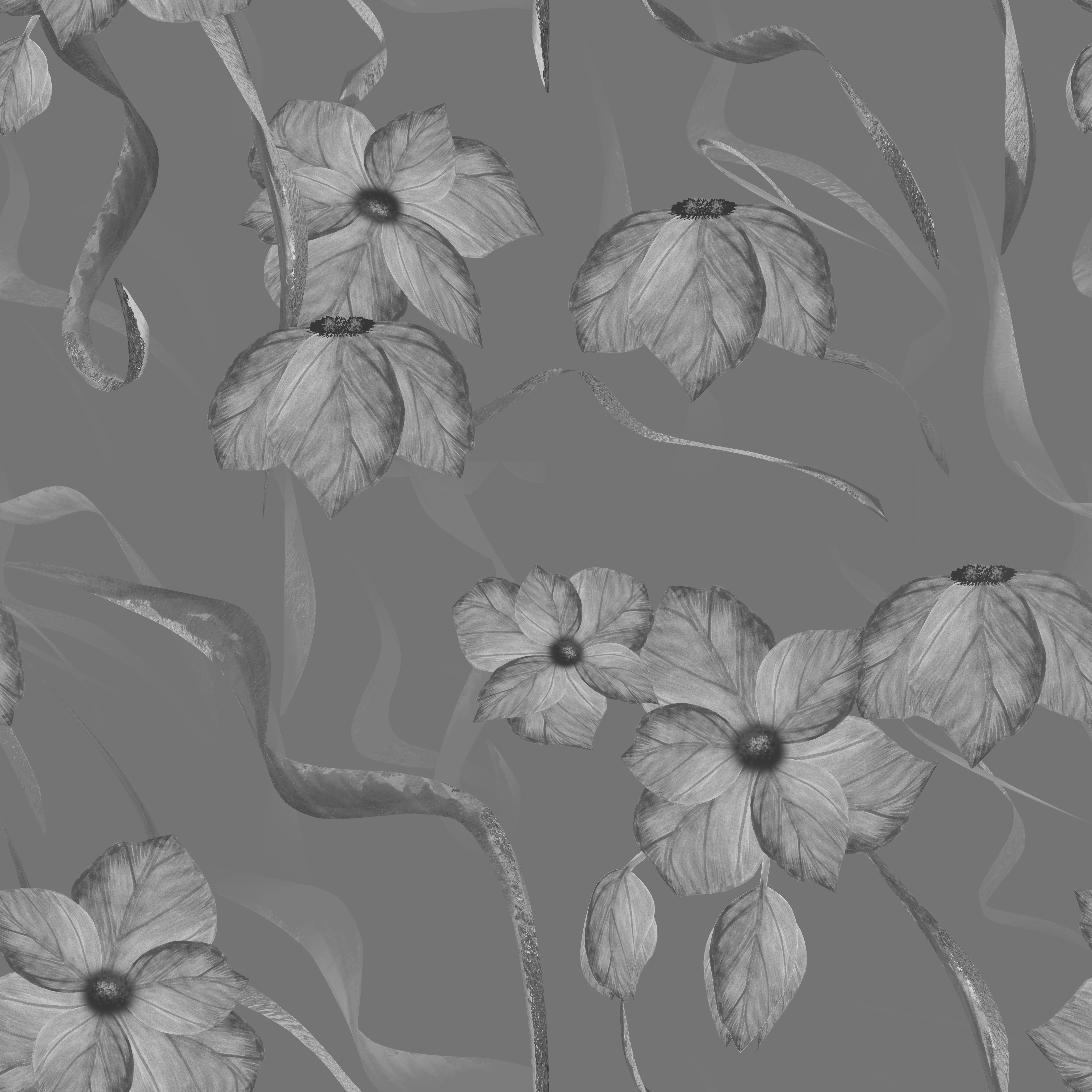 Grey fantasy in Pattern & Surface Design Inspiration by Iryna Skrypnik