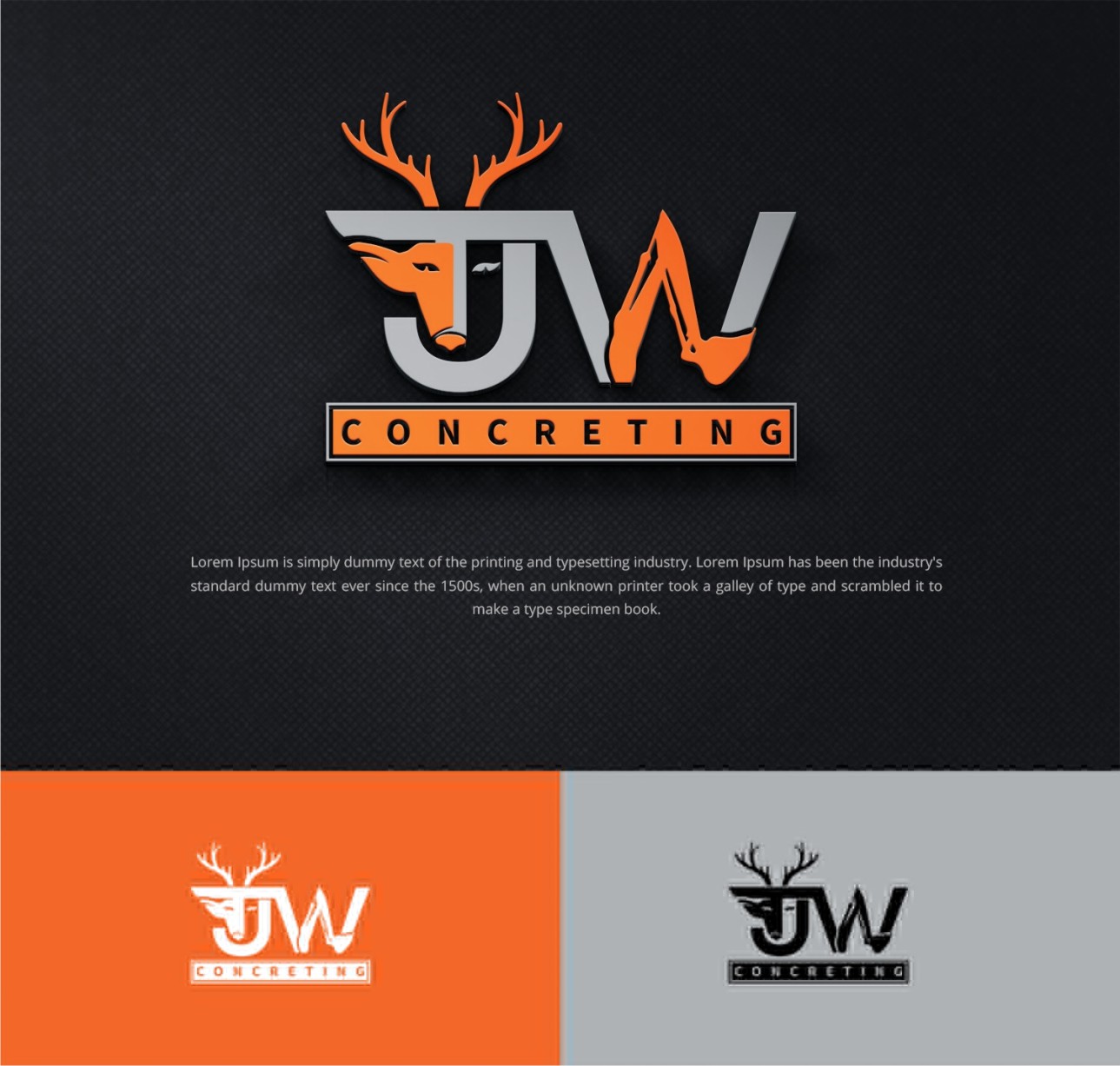looking for trendy logo for a new concreting company in Logo Design Inspiration by May