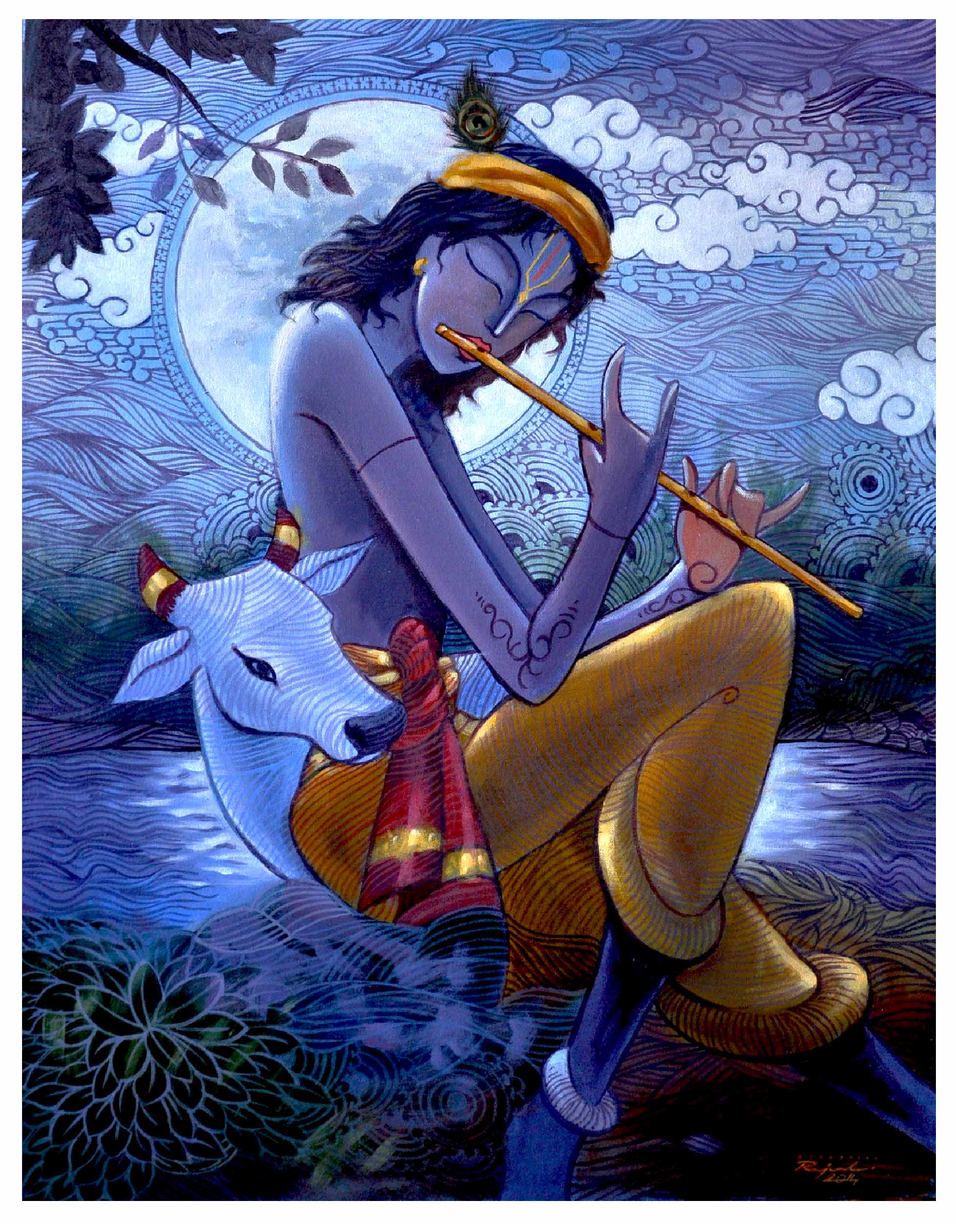 Krishna in Merchandise Design Inspiration by Rajesh Babu