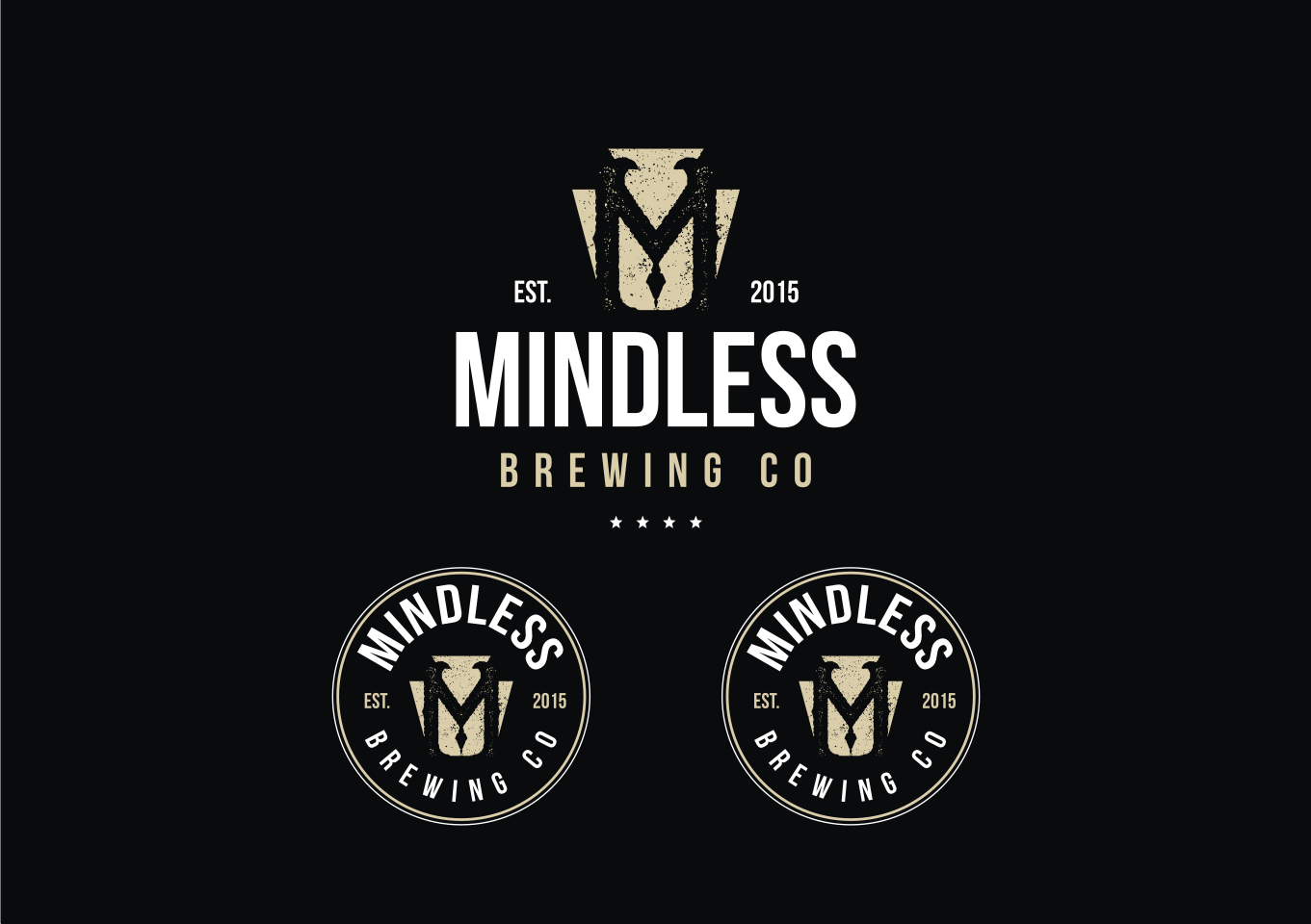 Mindless Brewing Co. by Tee Mindless Brewing Co. in Logo Design Inspiration by Tee