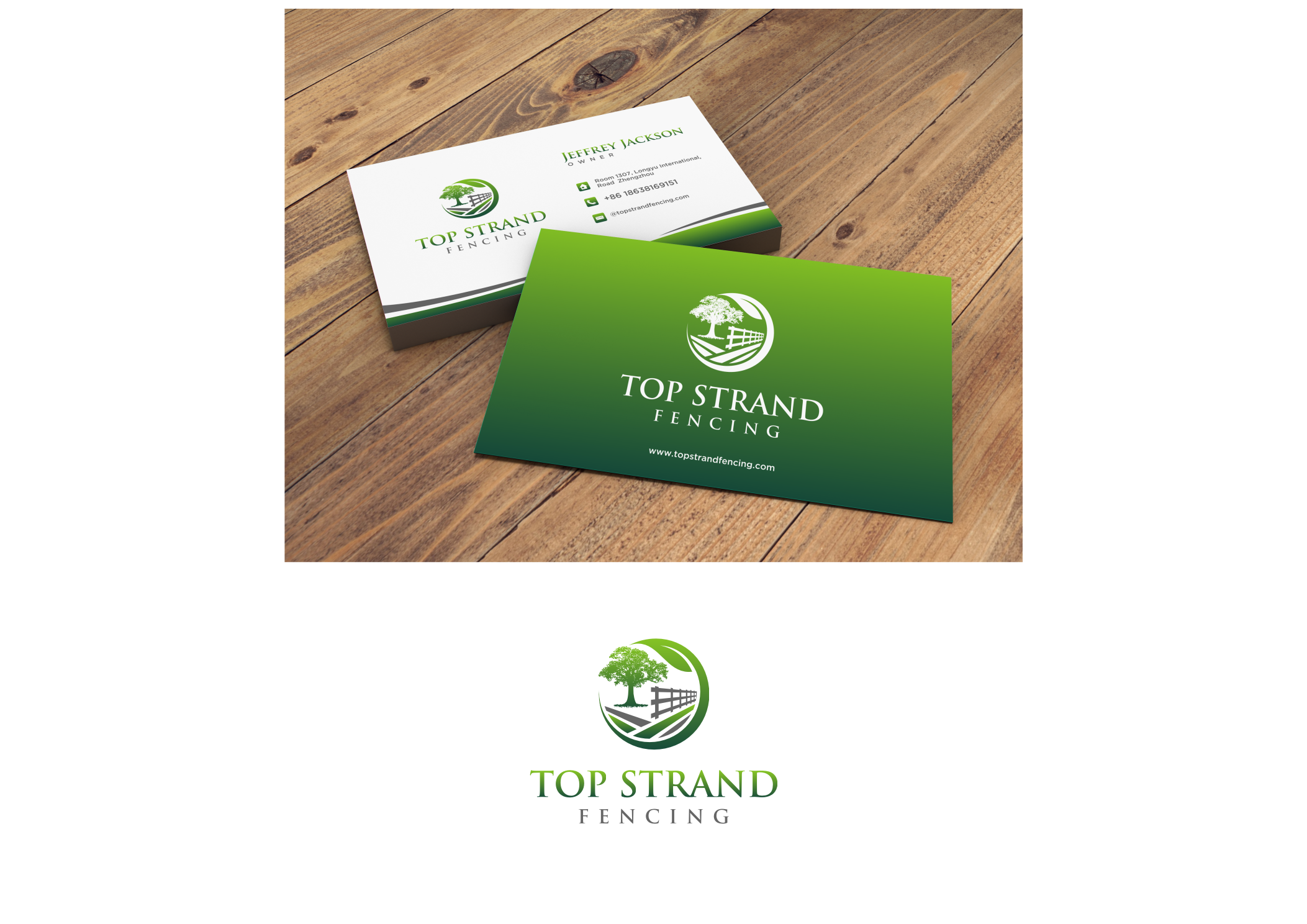 top strand fencing by Miyatiris388 top strand fencing in Business Card Design Inspiration by Miyatiris388