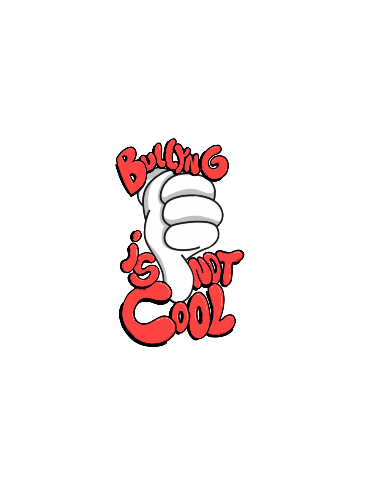 Bullyng is not cool in Digital Art Inspiration by Juan Guiñazu