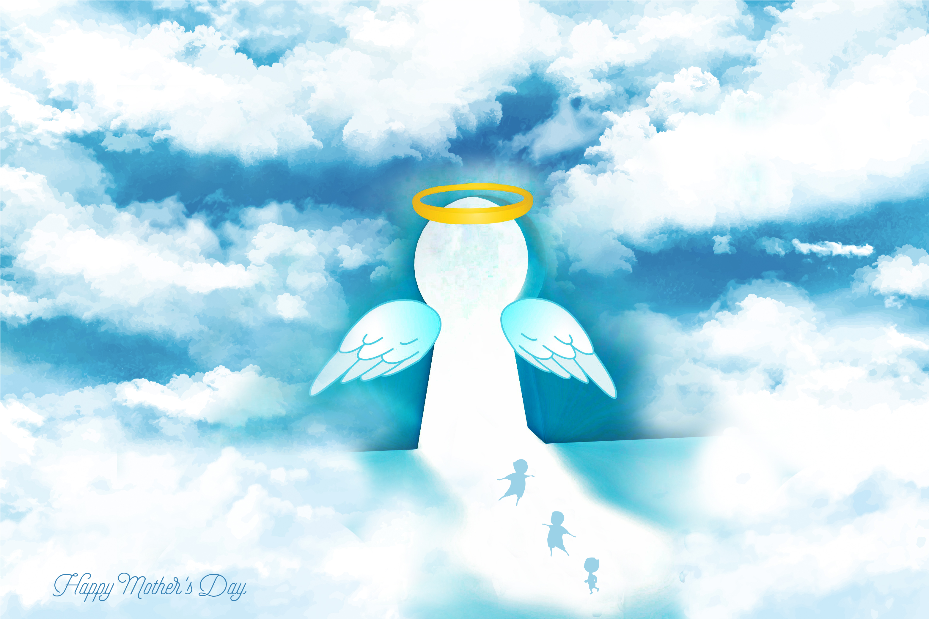 heaven`s Gate in Illustration and Graphics Inspiration by Marzieh Sadeghi