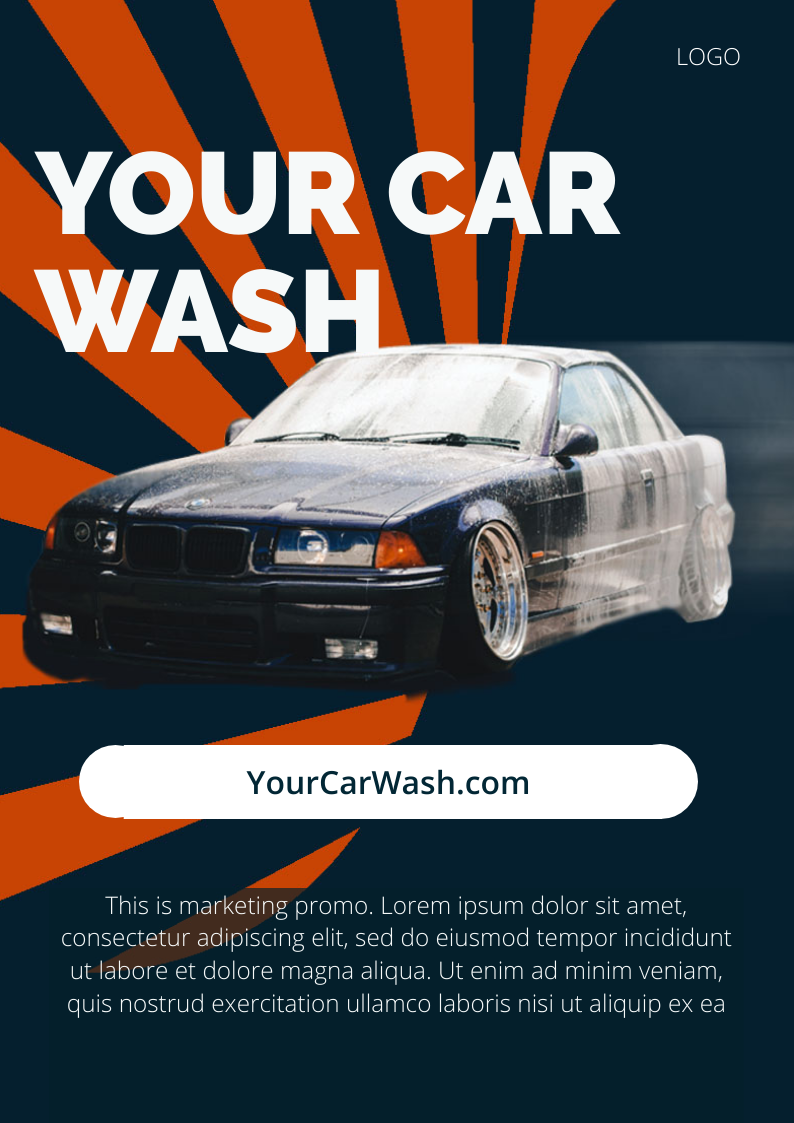 Car Wash Business in Print flyer design Inspiration by Tita Rahayu