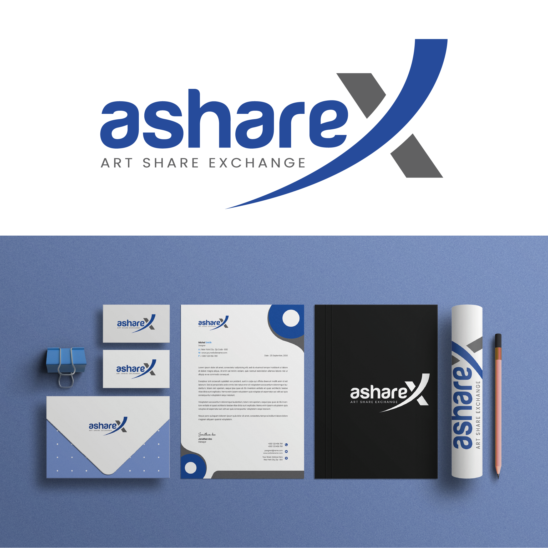 Share Exchage Logo by Zulkifahamed Share Exchage Logo in Logo Design Inspiration by Zulkifahamed