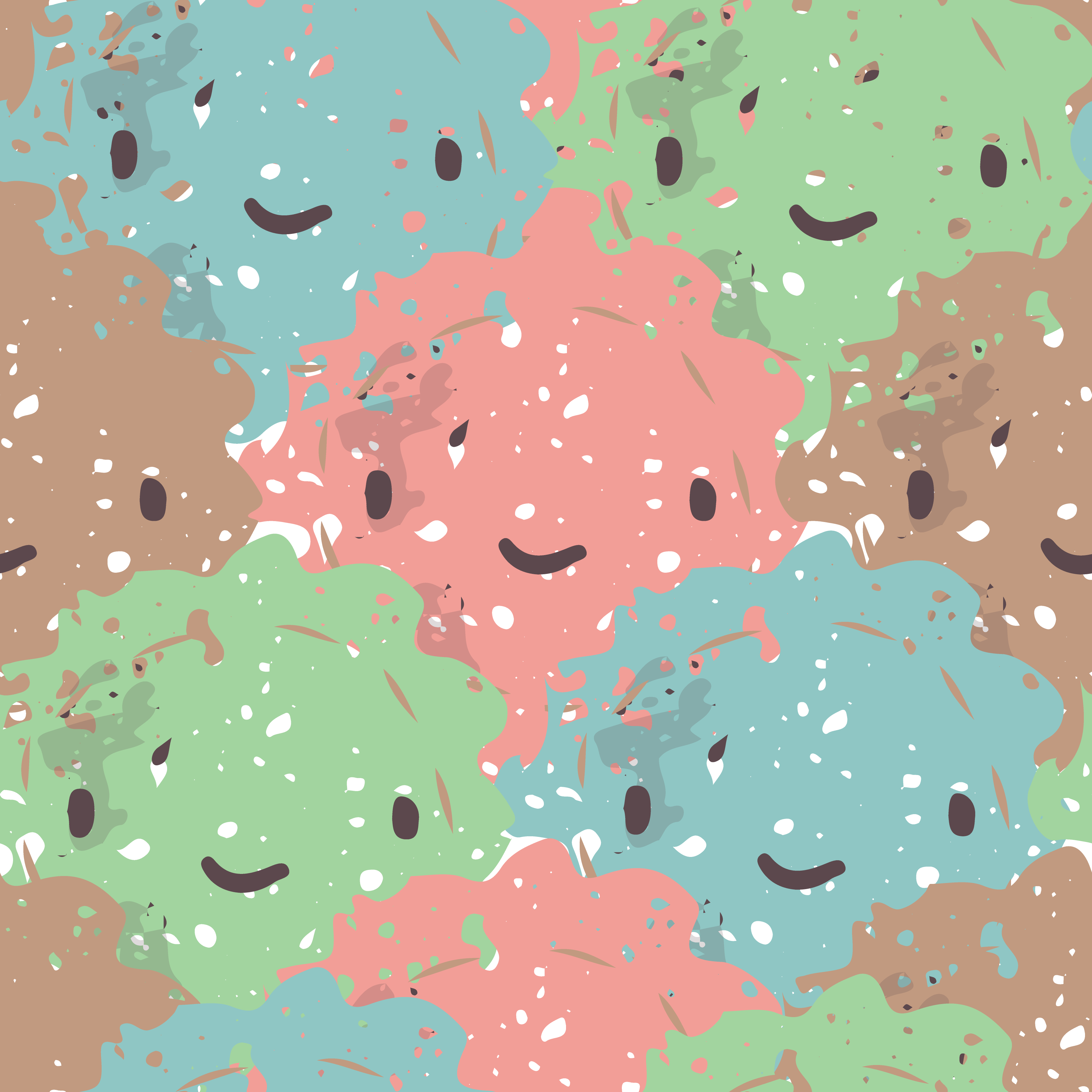 Cute colorfull cookies in Pattern & Surface Design Inspiration by Olga Bortniak