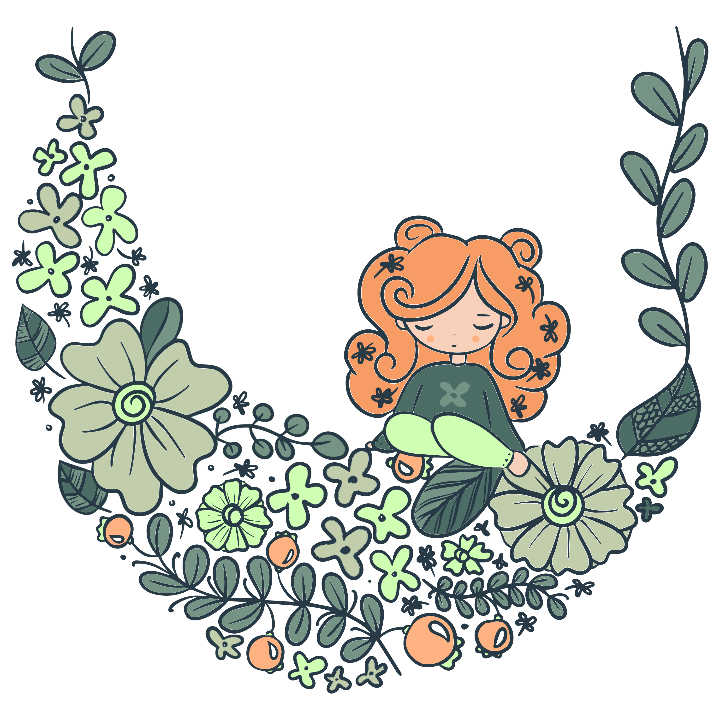 Favourite place to dream Version 2 by Olga Bortniak Favourite place to dream Version 2 in Drawing Inspiration by Olga Bortniak