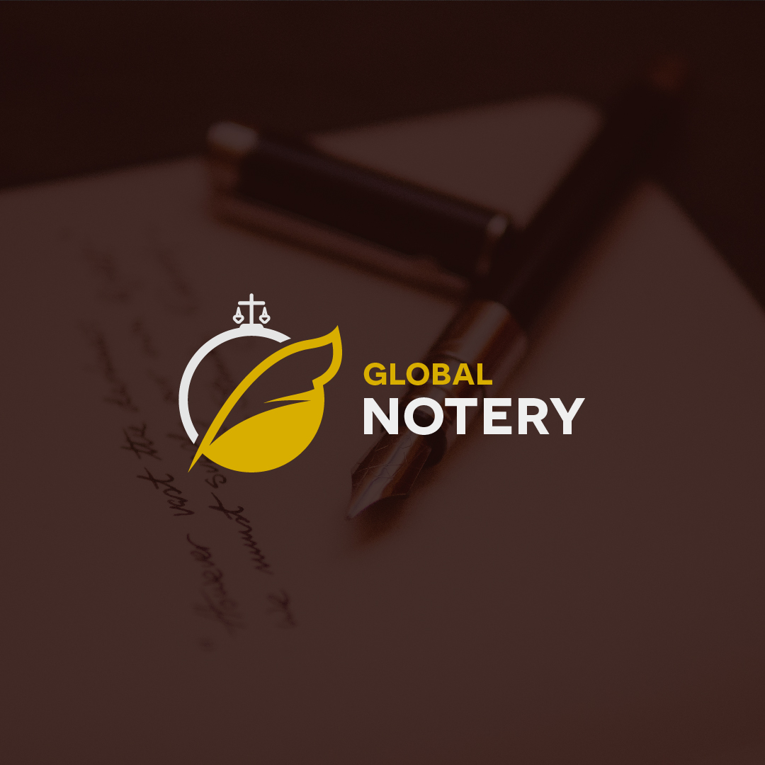 Global Notary Logo Design by Blinvarfi Global Notary Logo Design in Logo Design Inspiration by Blinvarfi