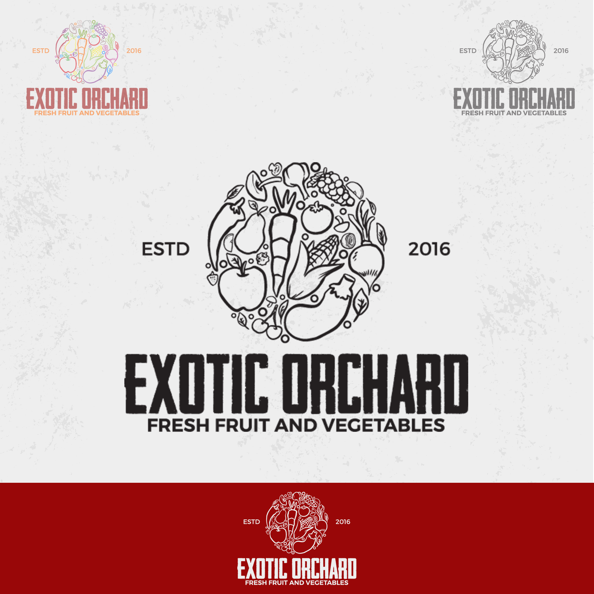 Exotic Orchard by Elena Dumitru Exotic Orchard in Logo Design Inspiration by Elena Dumitru
