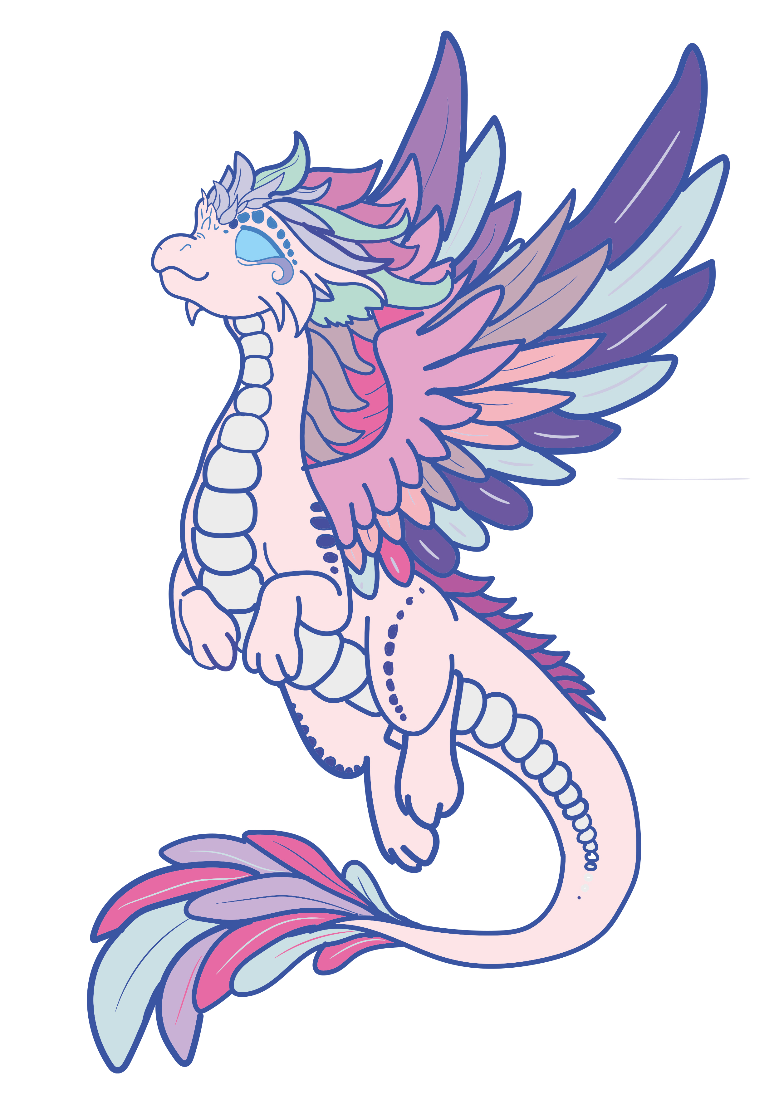 Dragon illustration by Emina 25 Dragon illustration in Digital Art Inspiration by Emina 25