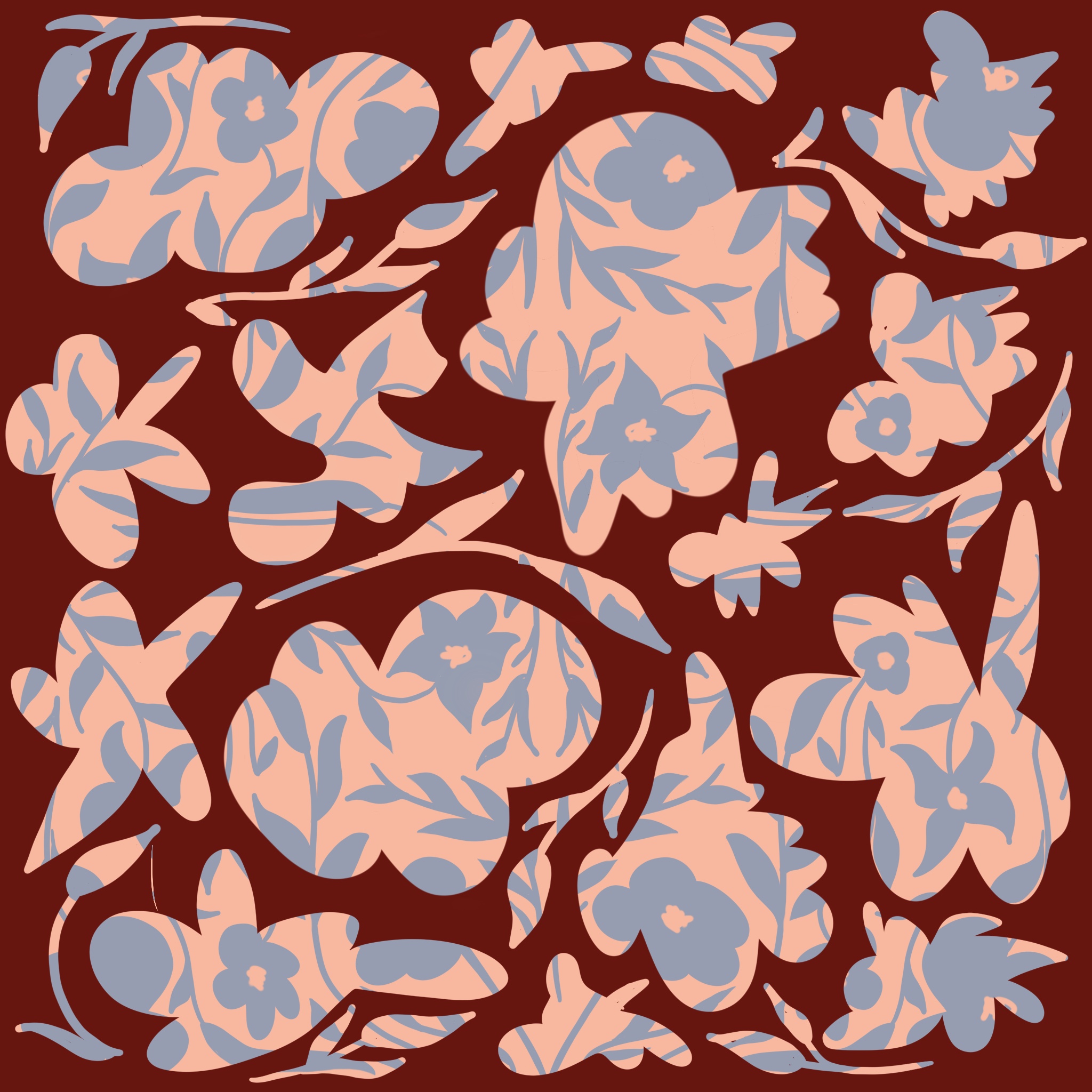 pink flowers in Pattern & Surface Design Inspiration by Andrea Garcia