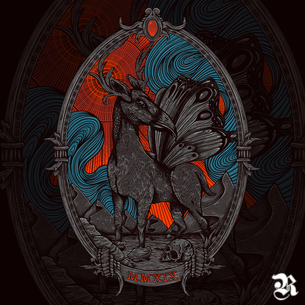 Last Deer, professional drawing by Drawingmaster™ Last Deer, professional drawing in T-Shirt Design Inspiration by Drawingmaster™