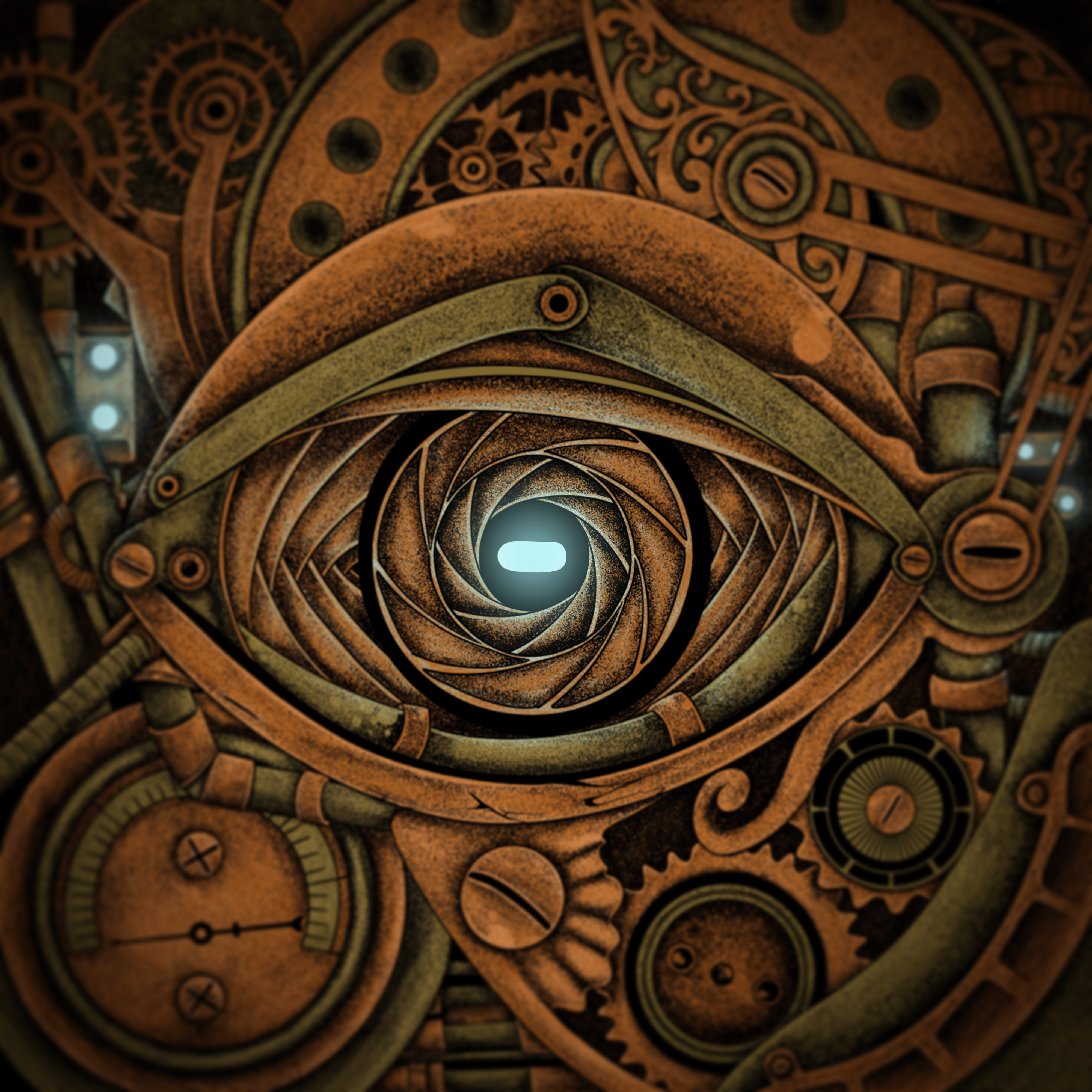 Eye Steam Punk by Drawingmaster™ Eye Steam Punk in T-Shirt Design Inspiration by Drawingmaster™