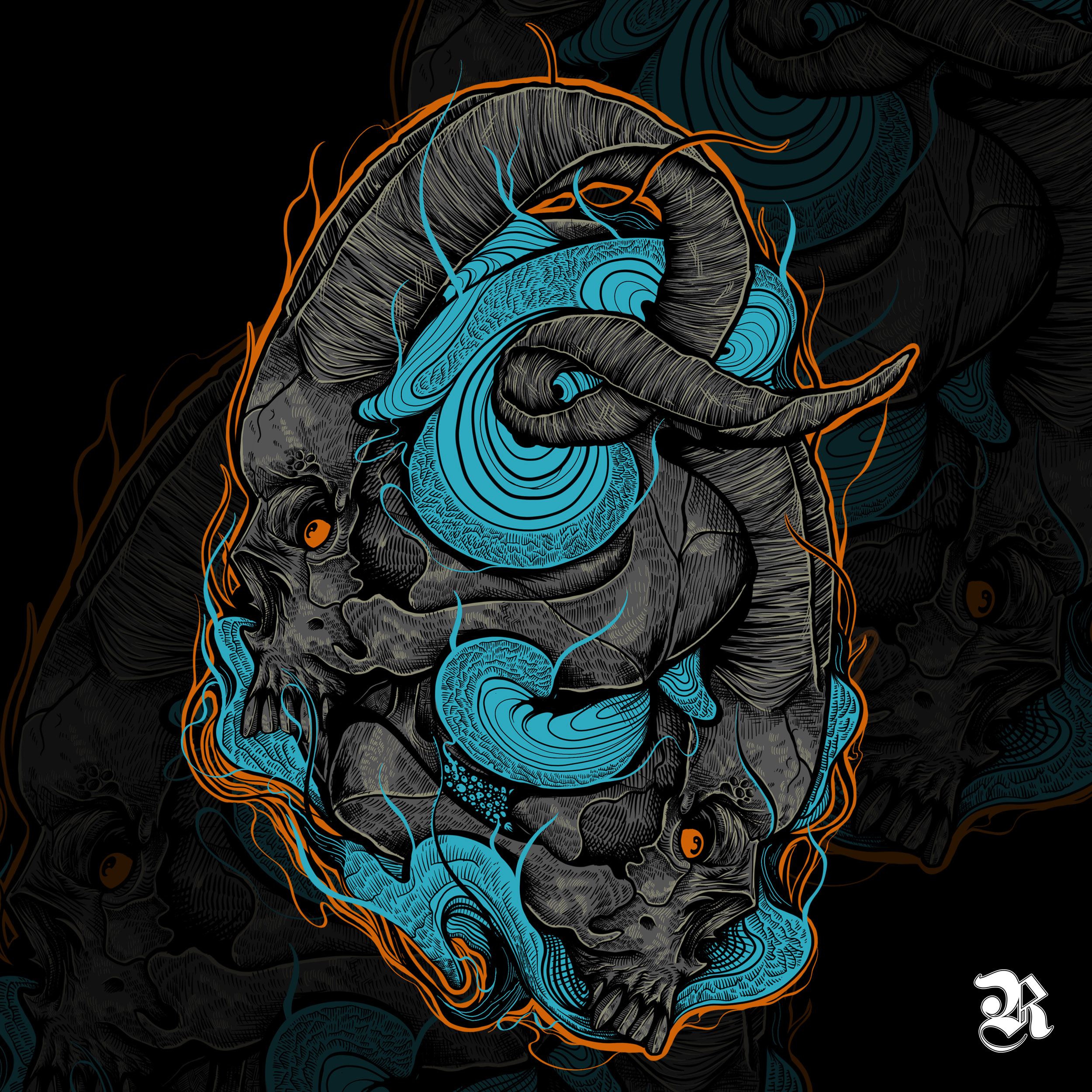 Blorok professional drawing by Drawingmaster™ Blorok professional drawing in T-Shirt Design Inspiration by Drawingmaster™