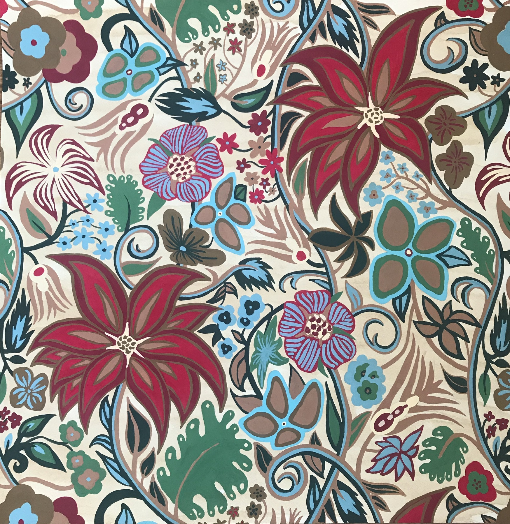 Vintage Print by Ava Ibanez Vintage Print in Pattern & Surface Design Inspiration by Ava Ibanez