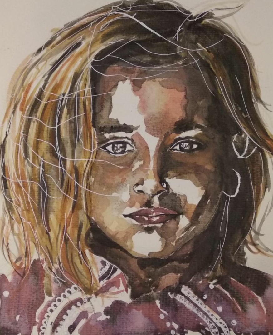 Children of war in Drawing Inspiration by Hizqeel Mohamed