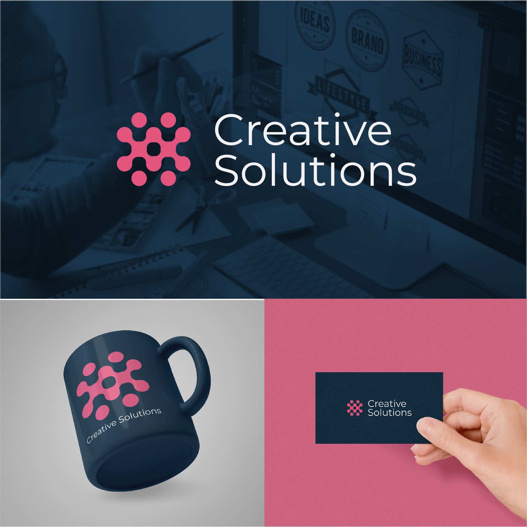 Brand Identity - Creative Solutions by Alek Pashanku Brand Identity - Creative Solutions in Logo & Brand Identity Inspiration by Alek Pashanku