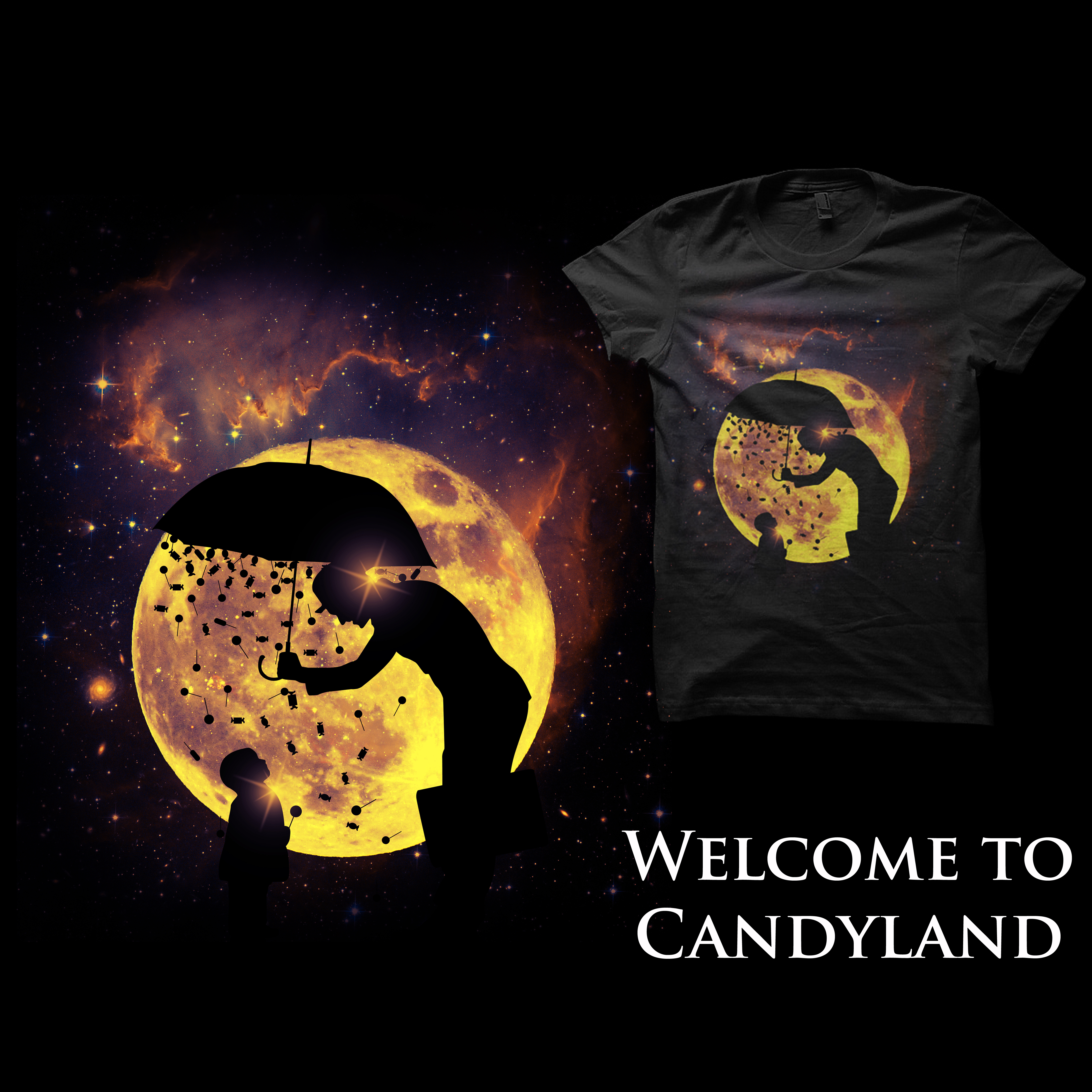 Welcome to Candyland in T-Shirt Design Inspiration by Rolandcaballero