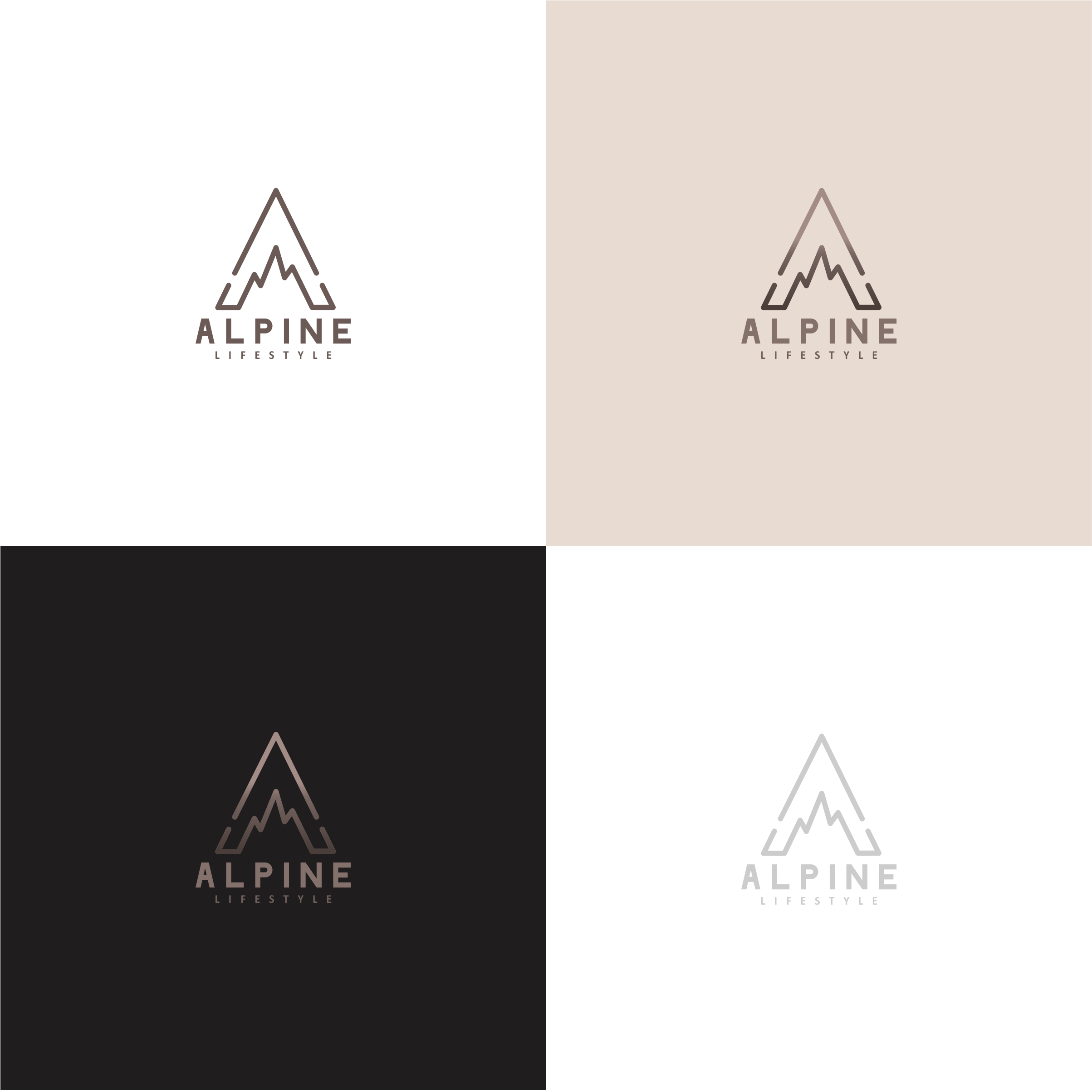 Alpine Adventures Logo in Logo & Brand Identity Inspiration by Dailysyit