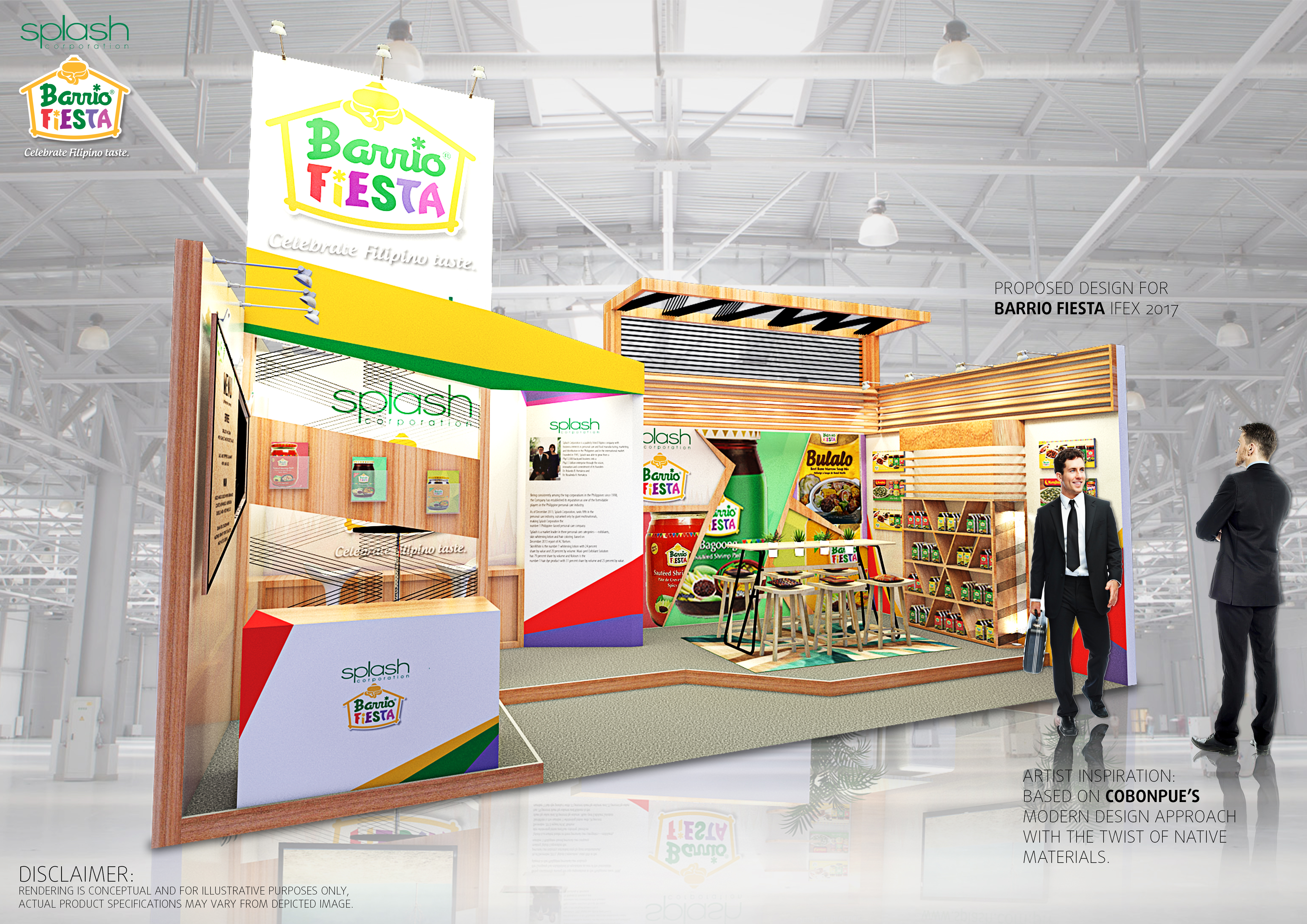 Barrio Fiesta by Moren Barrio Fiesta in Trade show booth design Inspiration by Moren