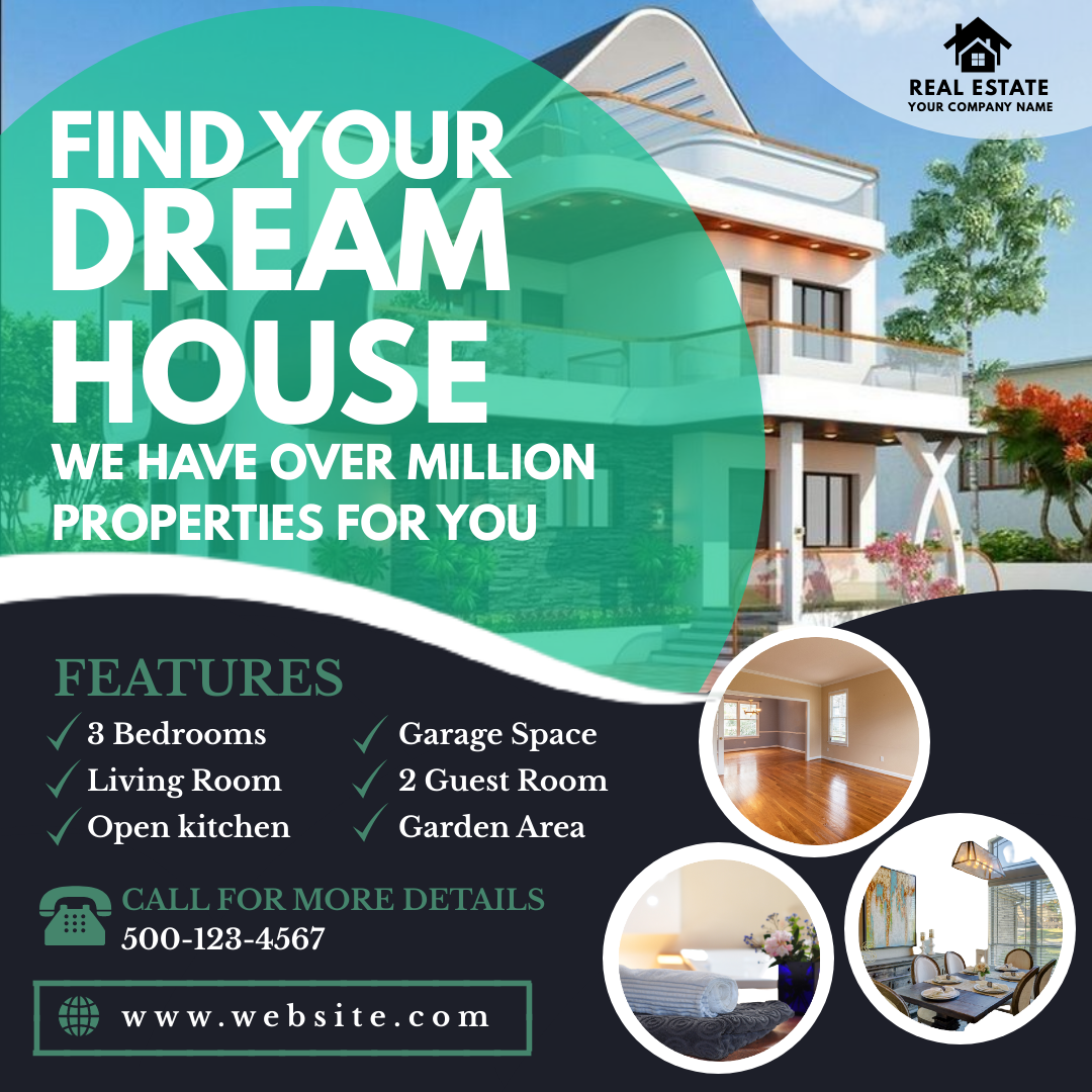 Find Your Dream House by Sreyashi Adhikary Find Your Dream House in Instagram Ad Inspiration by Sreyashi Adhikary