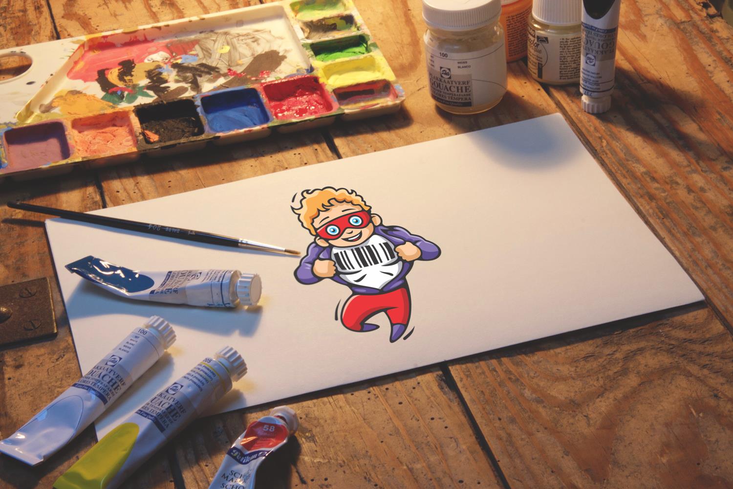 Super Boy Mascot by Kapacyko Super Boy Mascot in Character & Mascot design Inspiration by Kapacyko