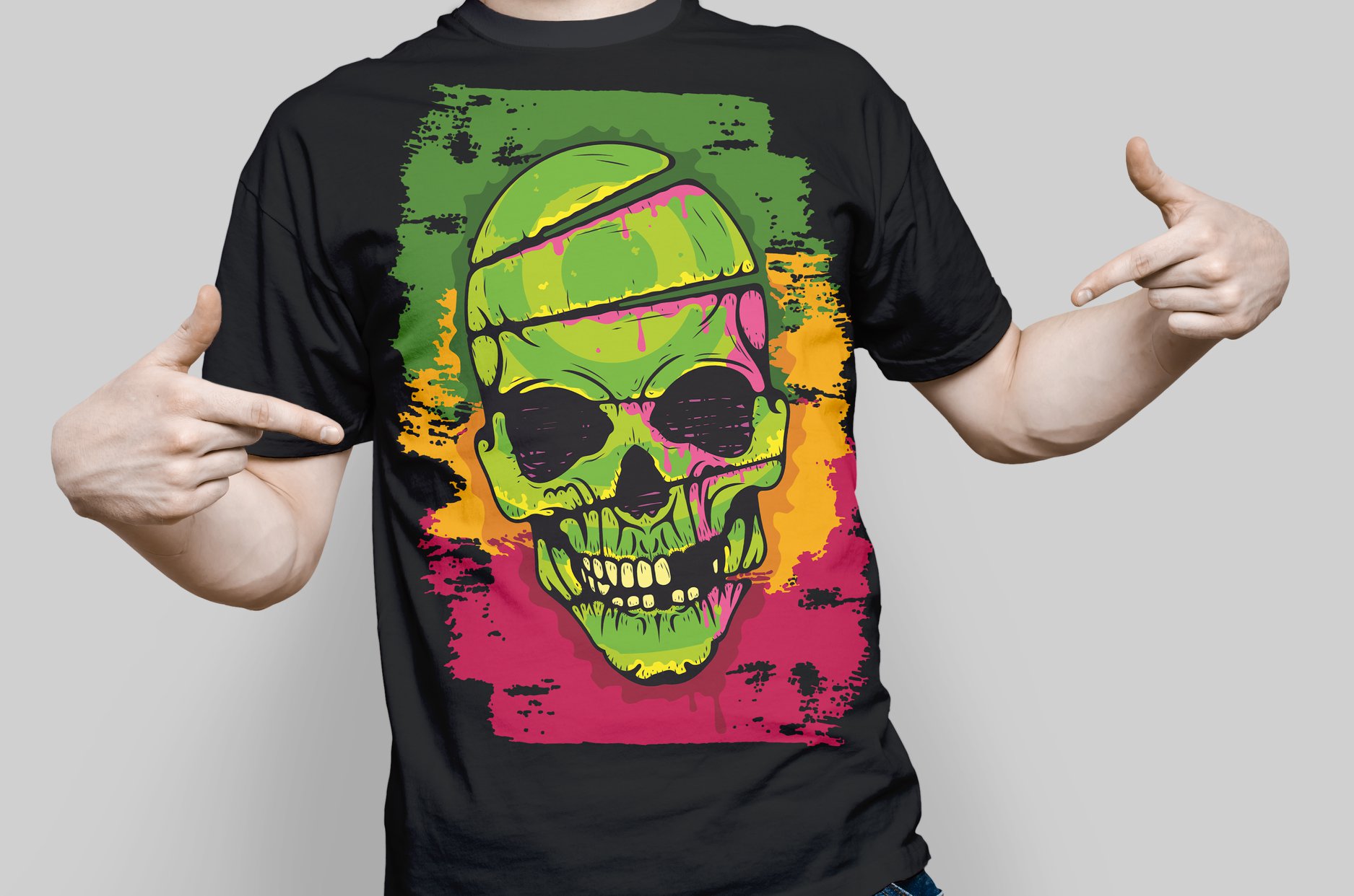 Skull T-shirt in T-Shirt Design Inspiration by Kapacyko