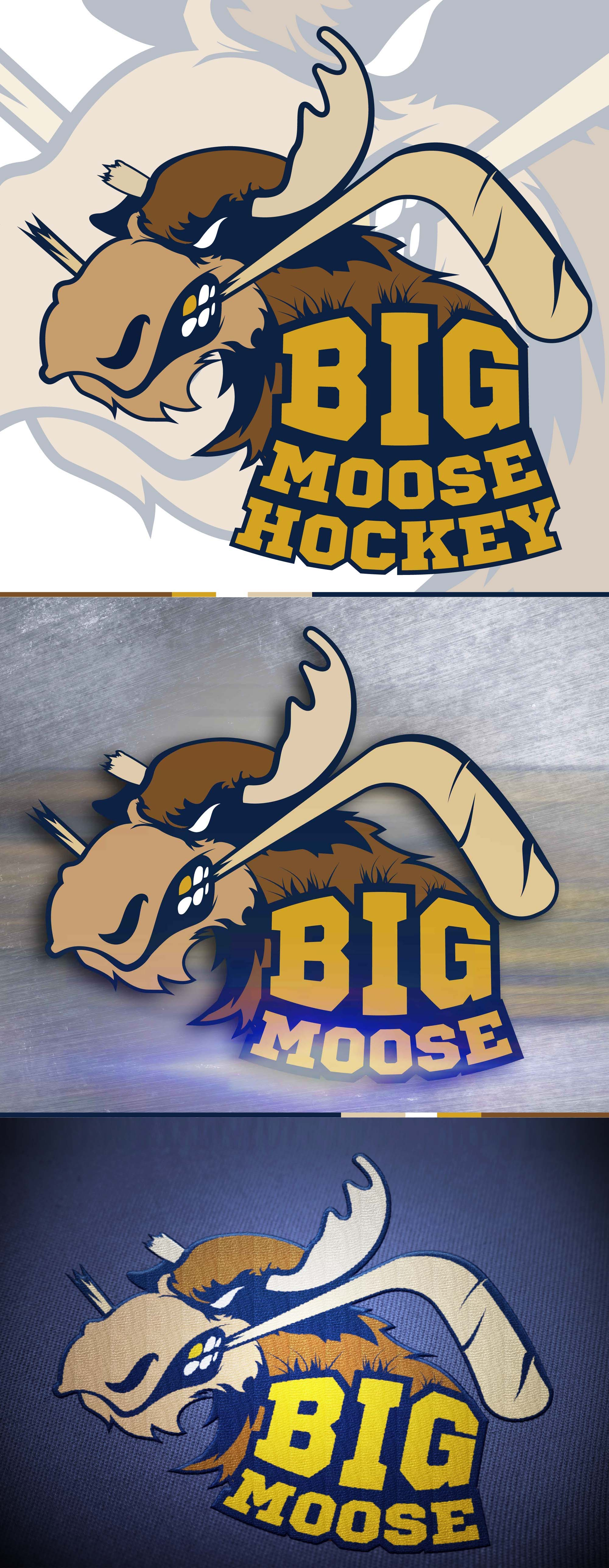 Big moose hokey team logo by Petrean Claudiu Big moose hokey team logo in Logo Design Inspiration by Petrean Claudiu