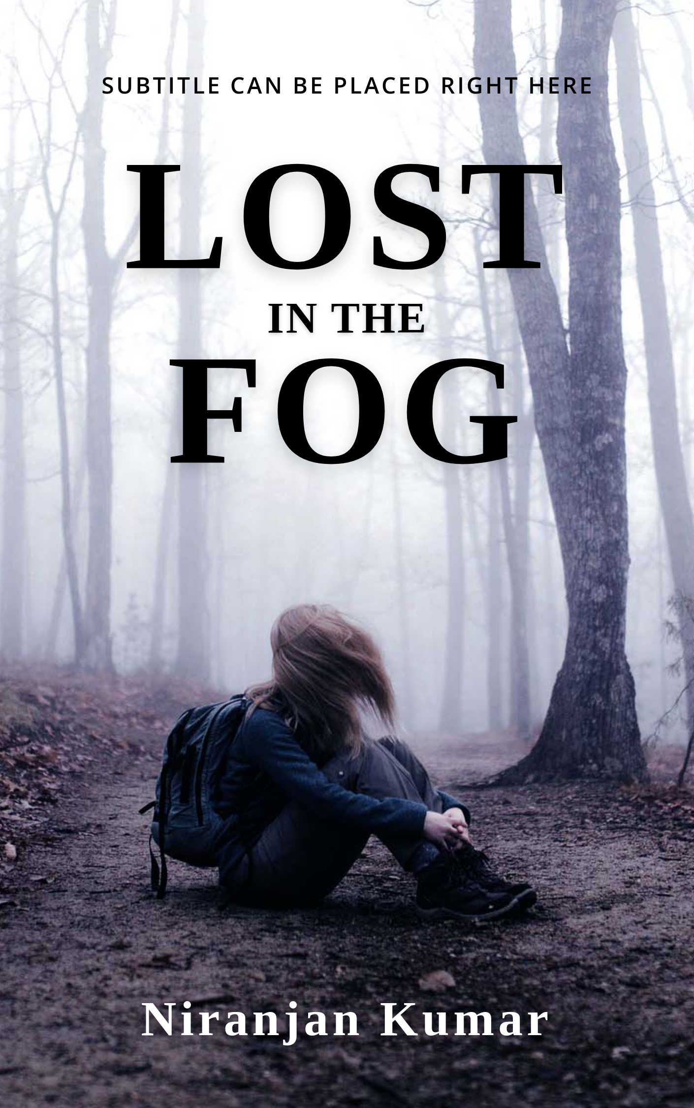 Lost In The Fog Action in Book cover Design Inspiration by Graphinir