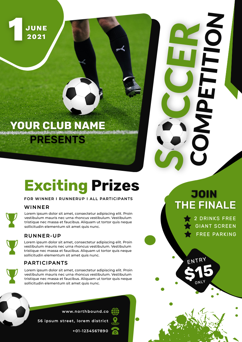 Sports Event Flyer by Graphinir Sports Event Flyer in Print flyer design Inspiration by Graphinir