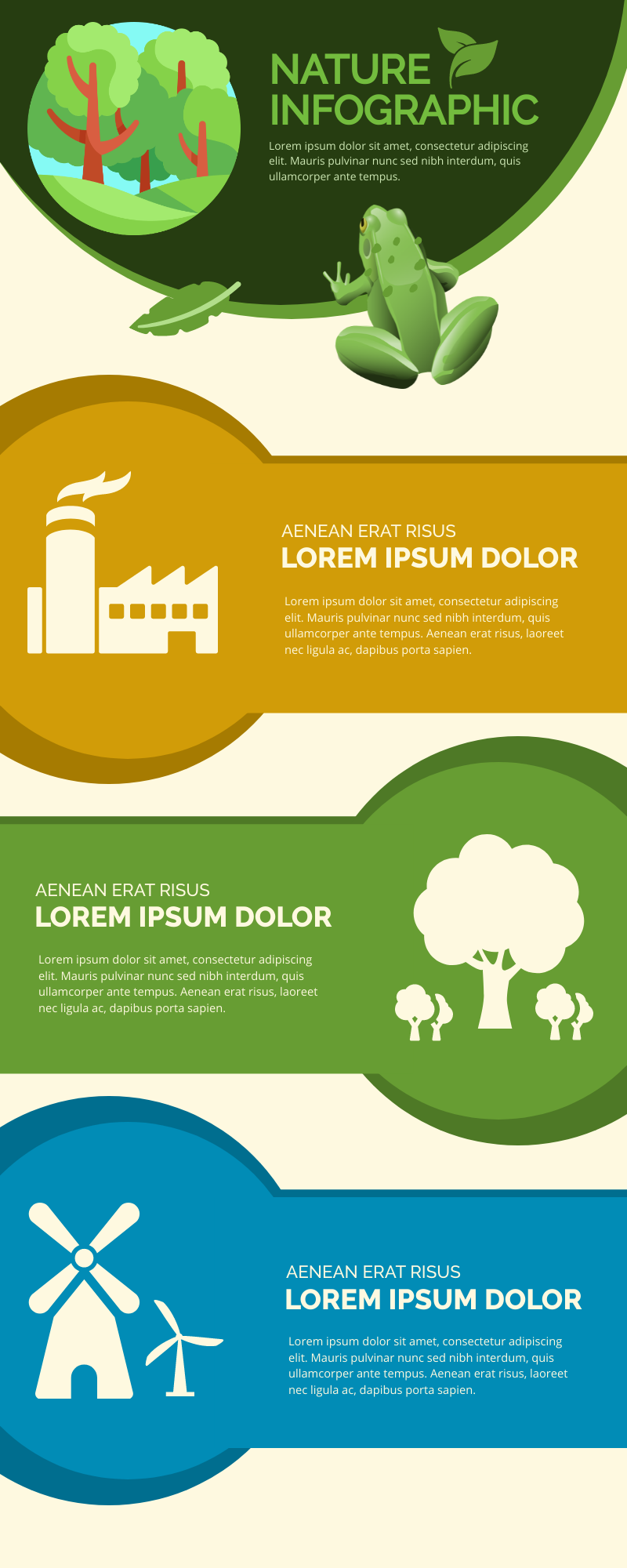 Nature Infographic in Infographic Design Inspiration by Graphinir
