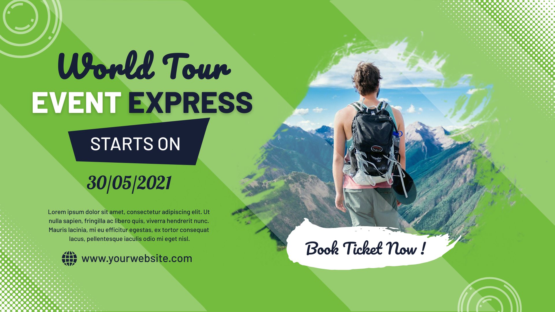 World Tour Event Express FB Cover by Graphinir World Tour Event Express FB Cover in Facebook Event Cover Inspiration by Graphinir